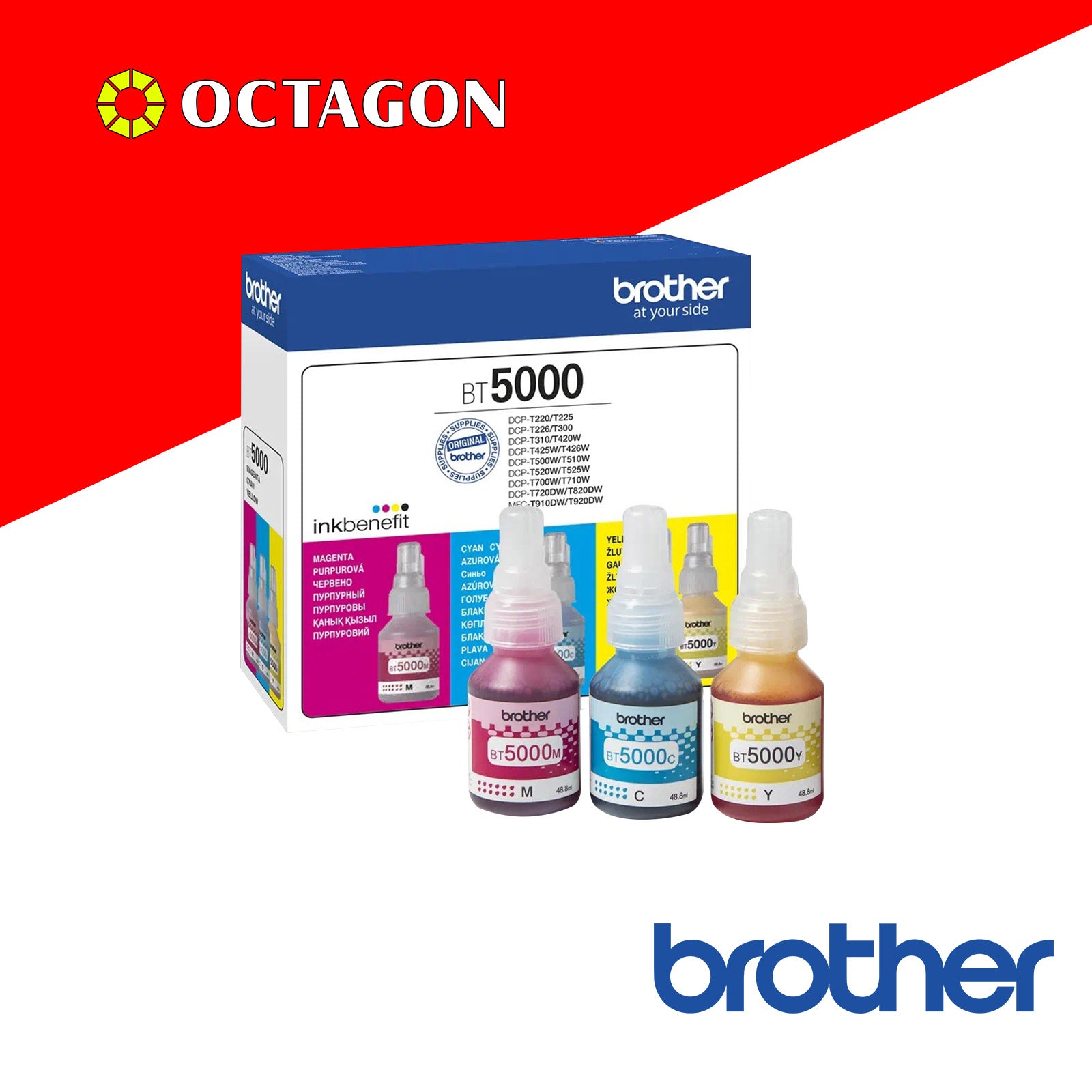 BROTHER BT-5000 COLOR (CMY) PACK