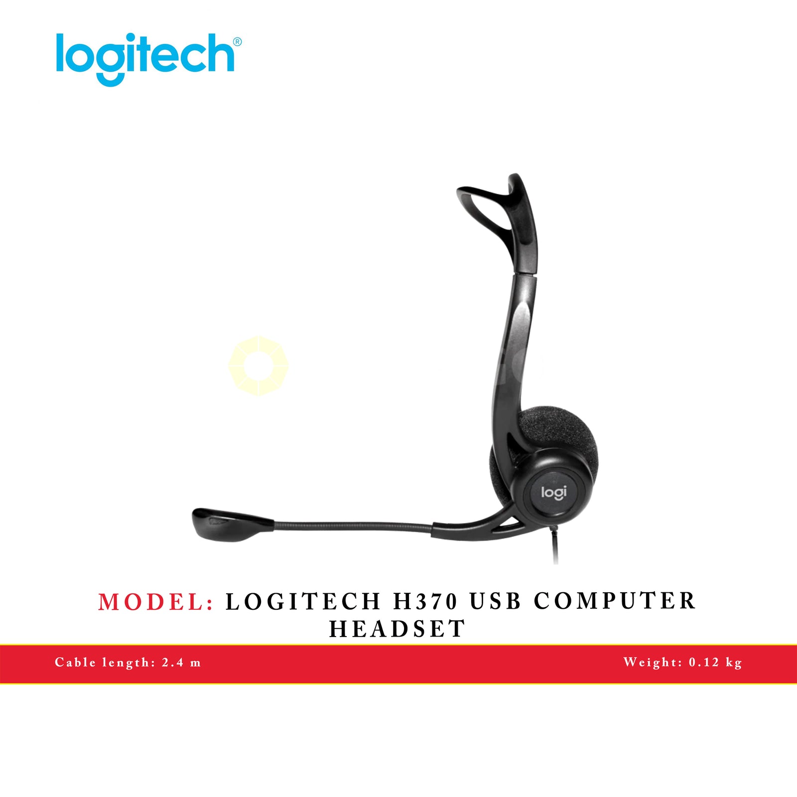 LOGITECH H370 USB COMPUTER HEADSET