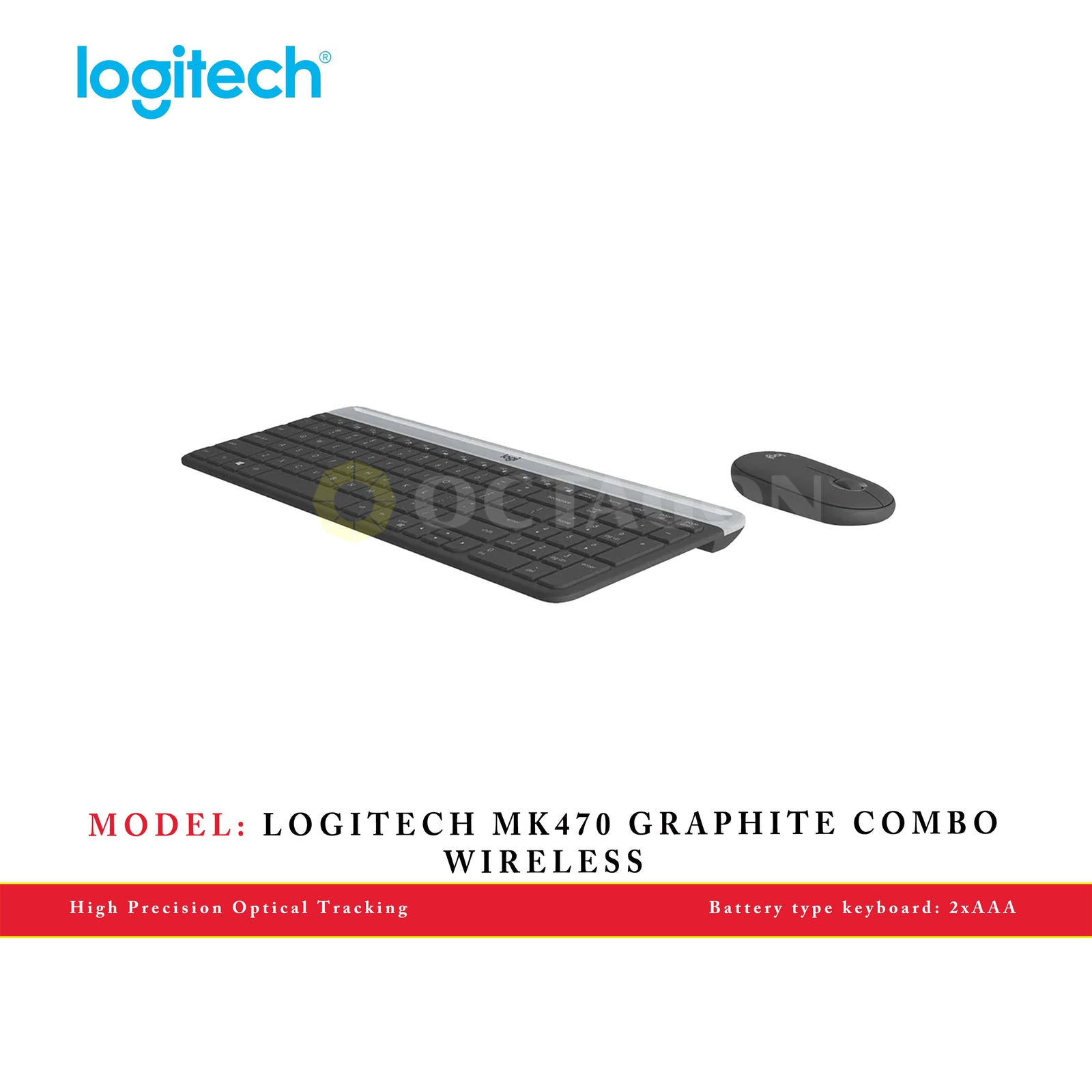 LOGITECH MK470 GRAPHITE COMBO WIRELESS