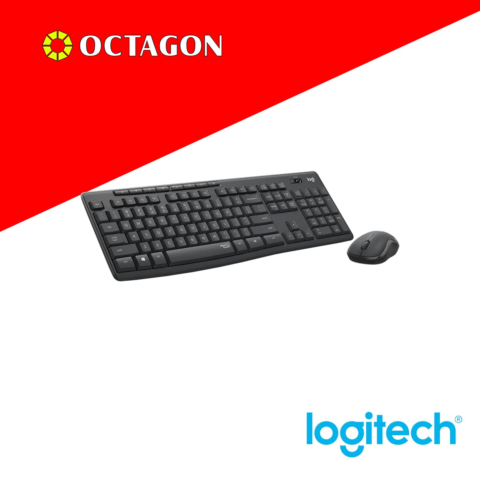 LOGITECH MK295 COMBO SILENT WIRELESS MOUSE & KEYBOARD