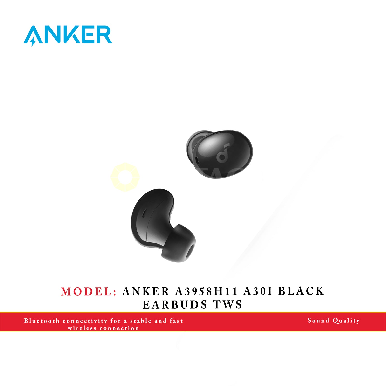 ANKER A3958H11 A30I BLACK EARBUDS TWS