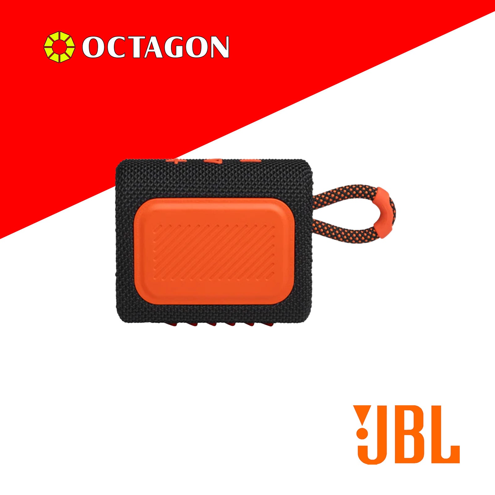 JBL G0 4BT BLACK + ORANGE SPEAKER