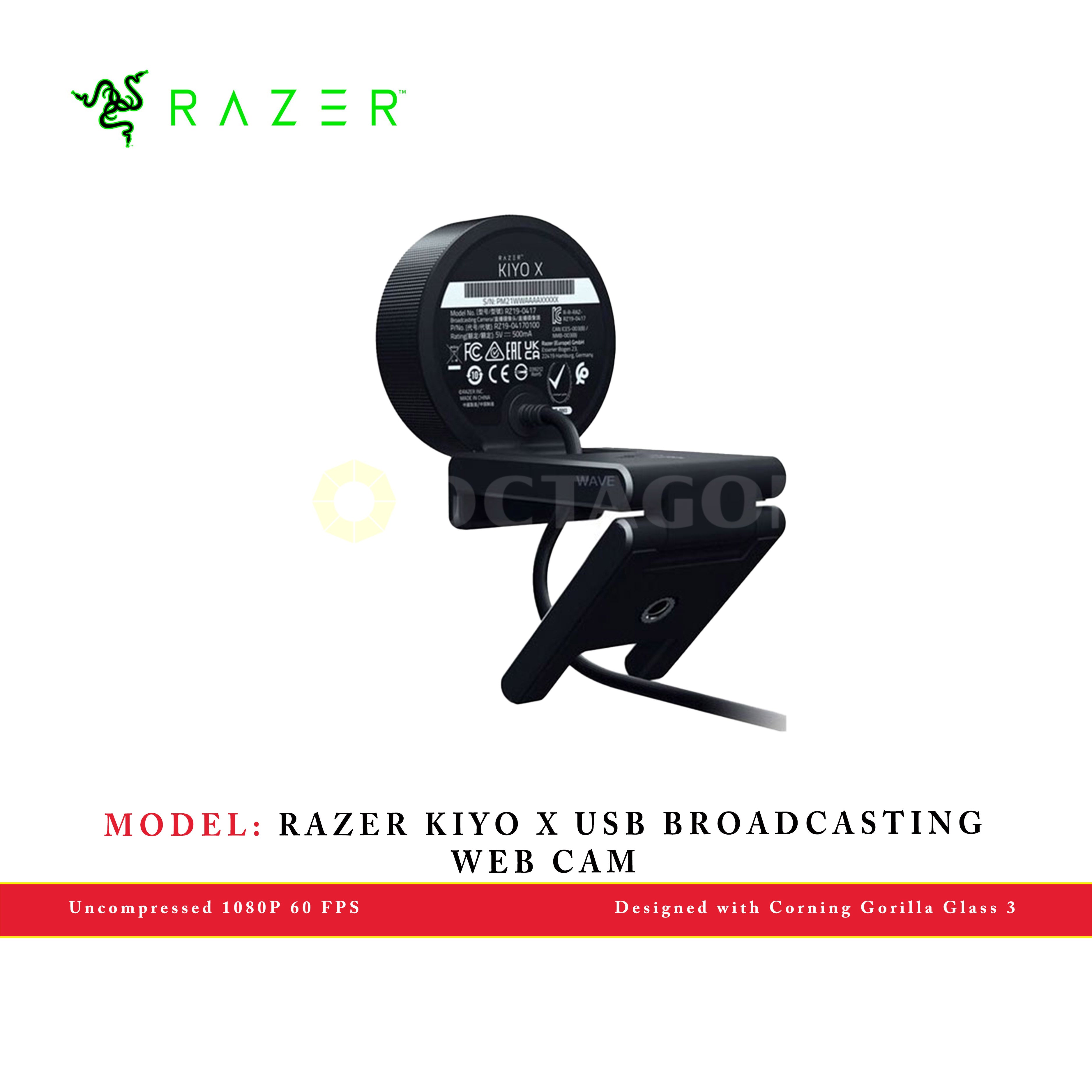 RAZER KIYO X USB BROADCASTING WEB CAM