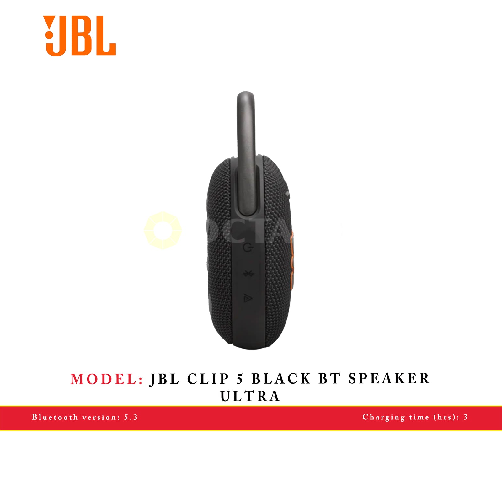 JBL CLIP 5 BLACK BT SPEAKER ULTRA