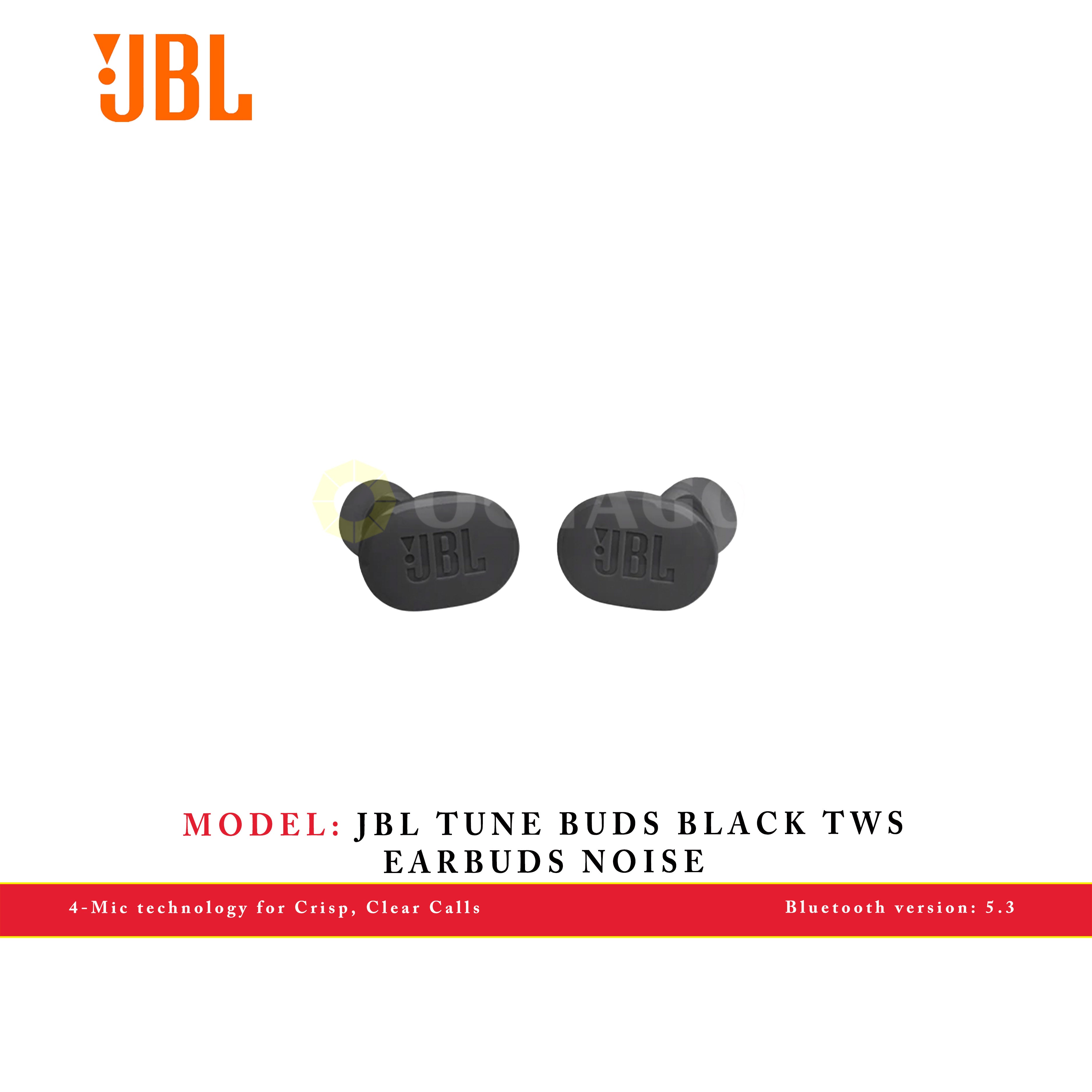 JBL TUNE BUDS BLACK TWS EARBUDS NOISE