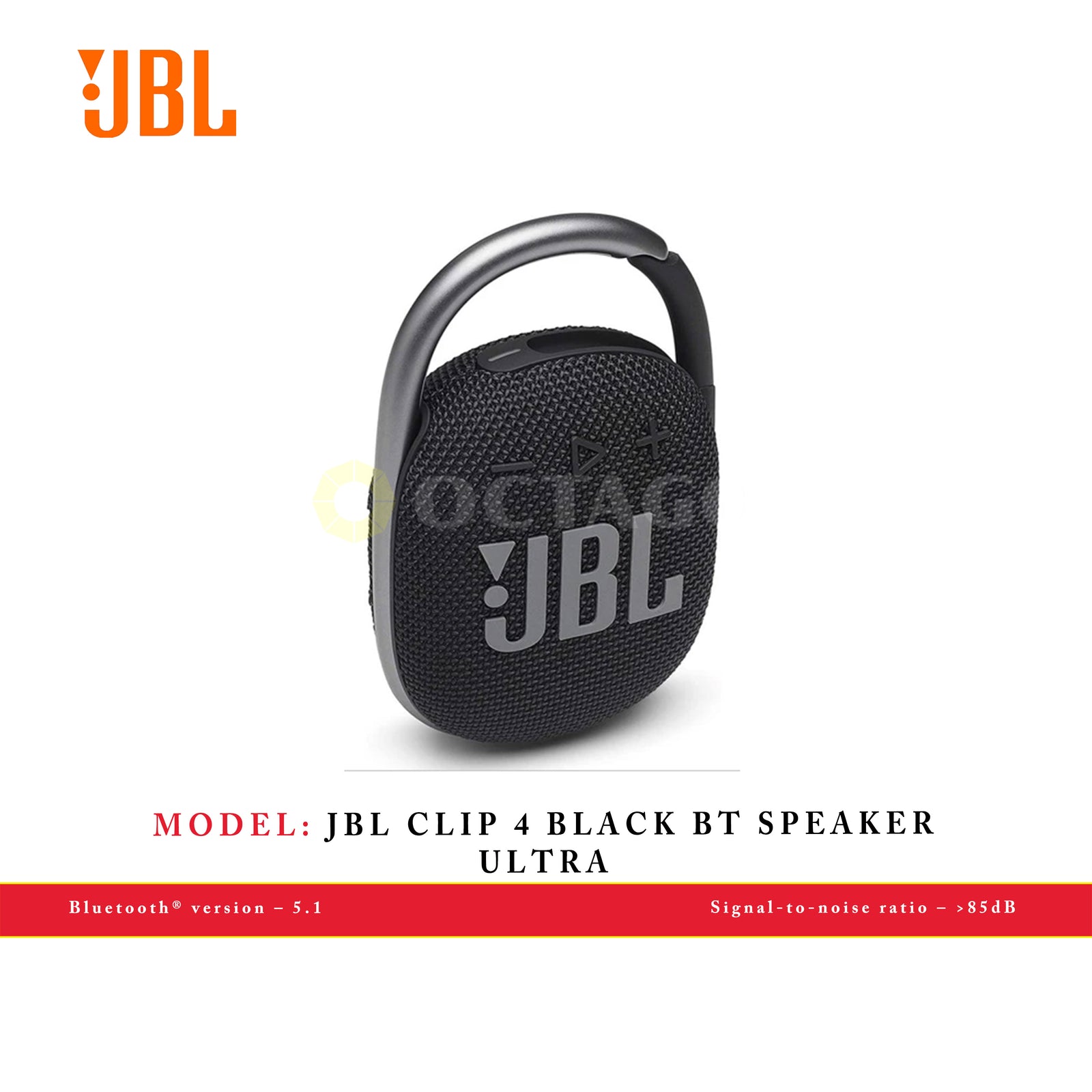 JBL CLIP 4 BLACK BT SPEAKER ULTRA