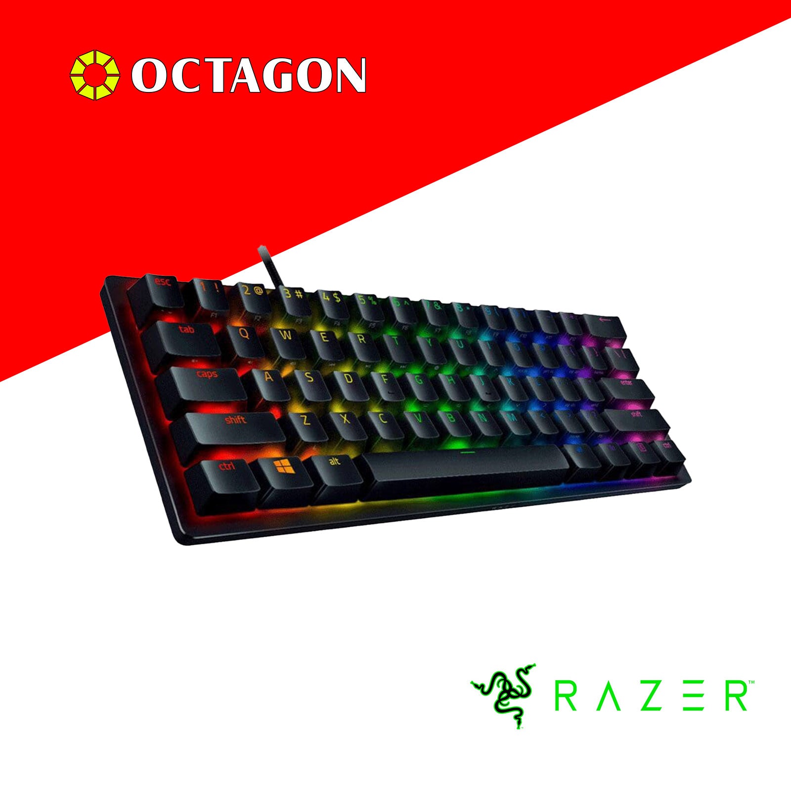 RAZER HUNTSMAN MINI RD OPT RED SWITCH KEYBOARD