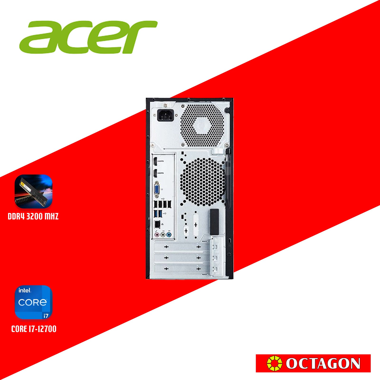 ACER ASPIRE TC1750-I78G/ CORE I7-12700