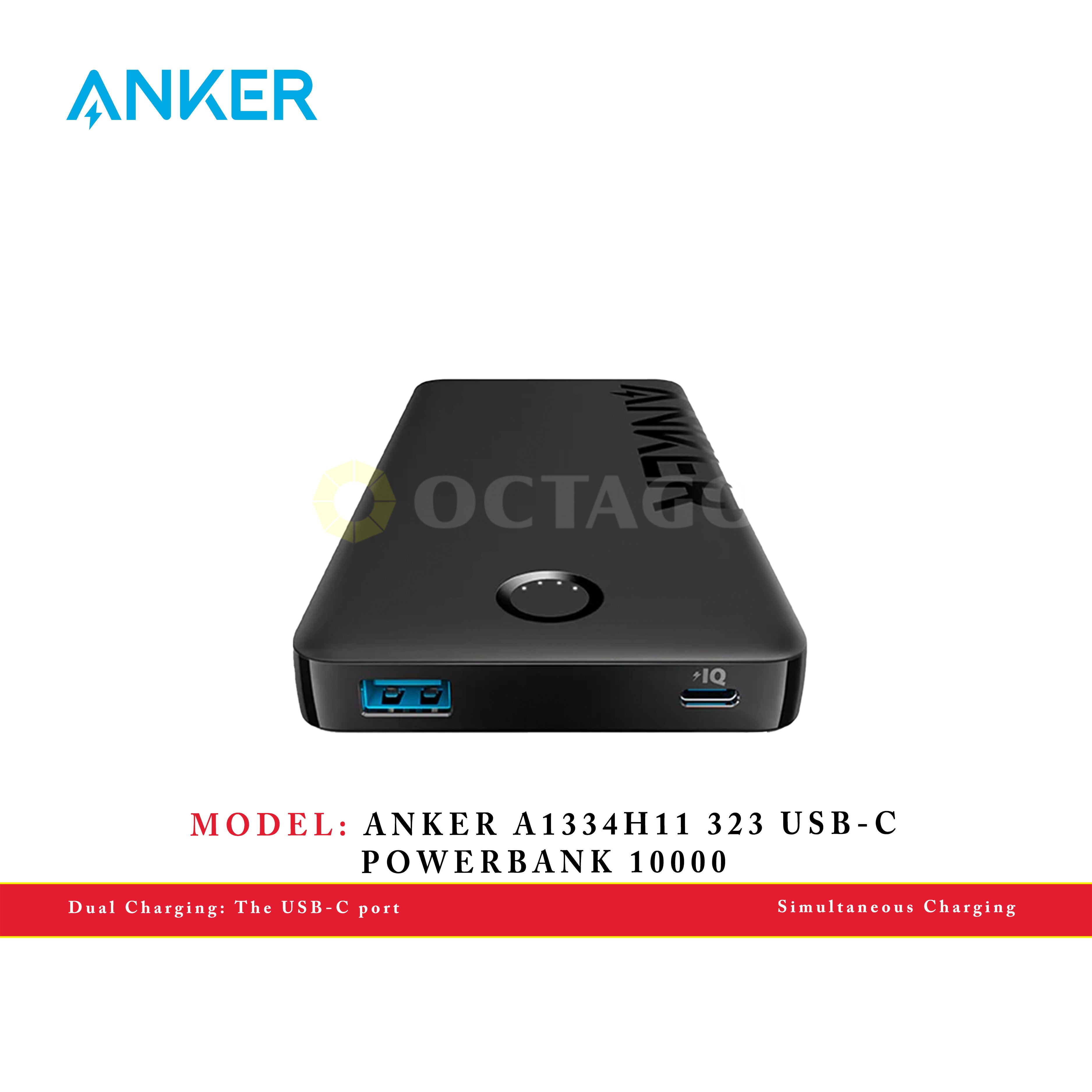 ANKER A1334H11 323 USB-C POWERBANK 10000