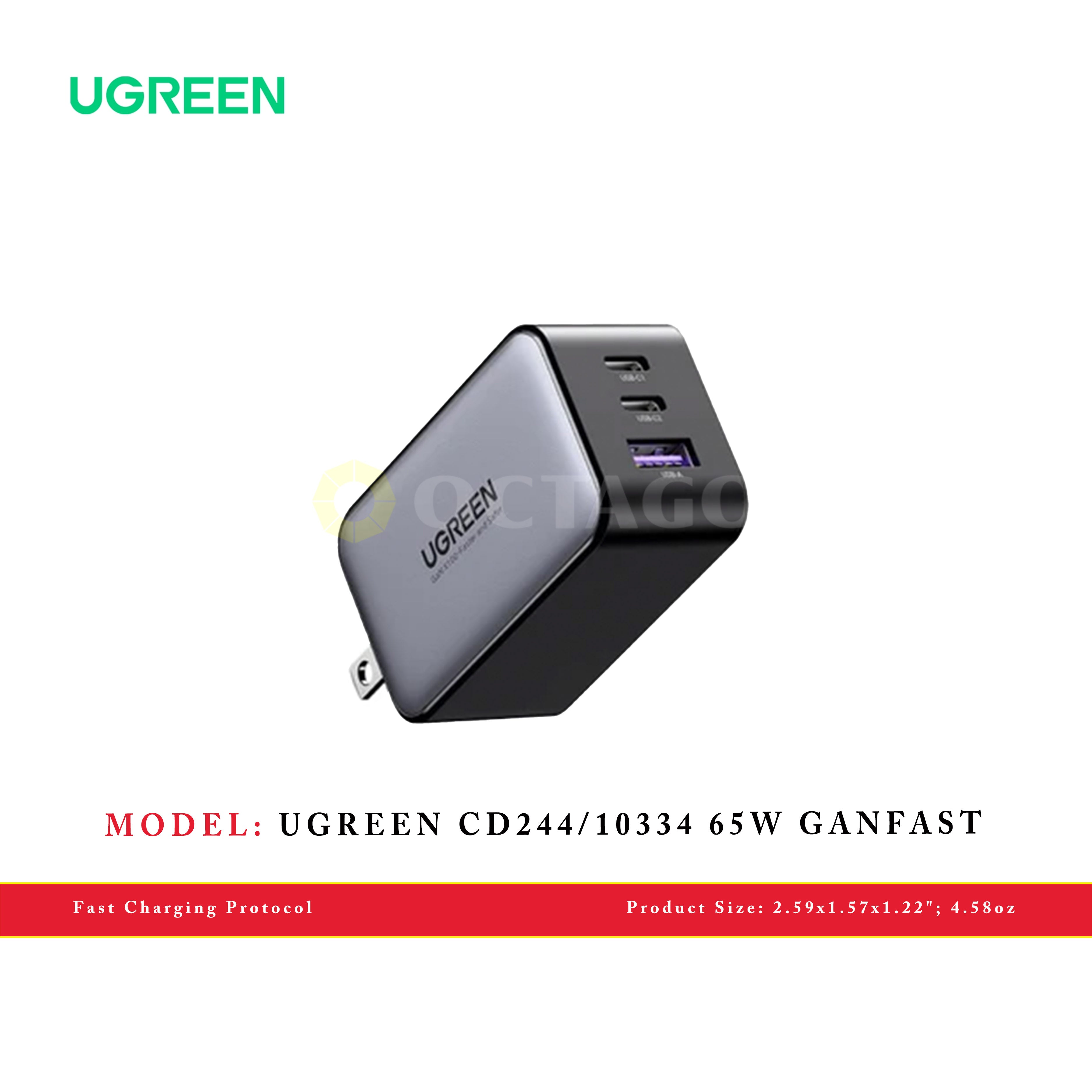 UGREEN CD244/10334 65W GANFAST CHARGER