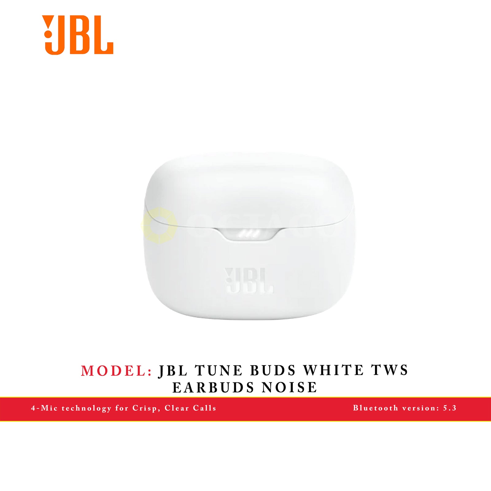 JBL TUNE BUDS WHITE TWS EARBUDS NOISE