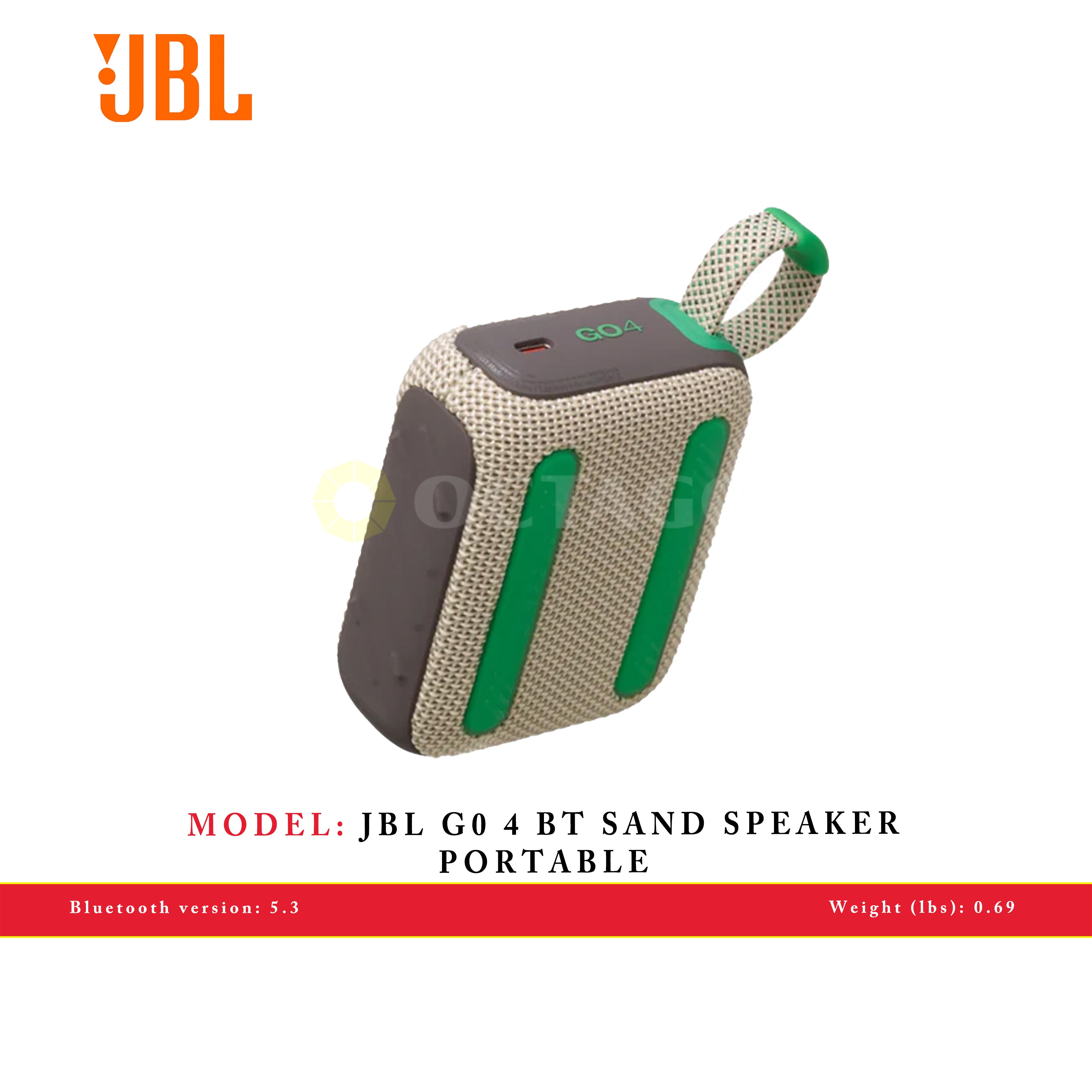 JBL G0 4 BT SAND SPEAKER PORTABLE