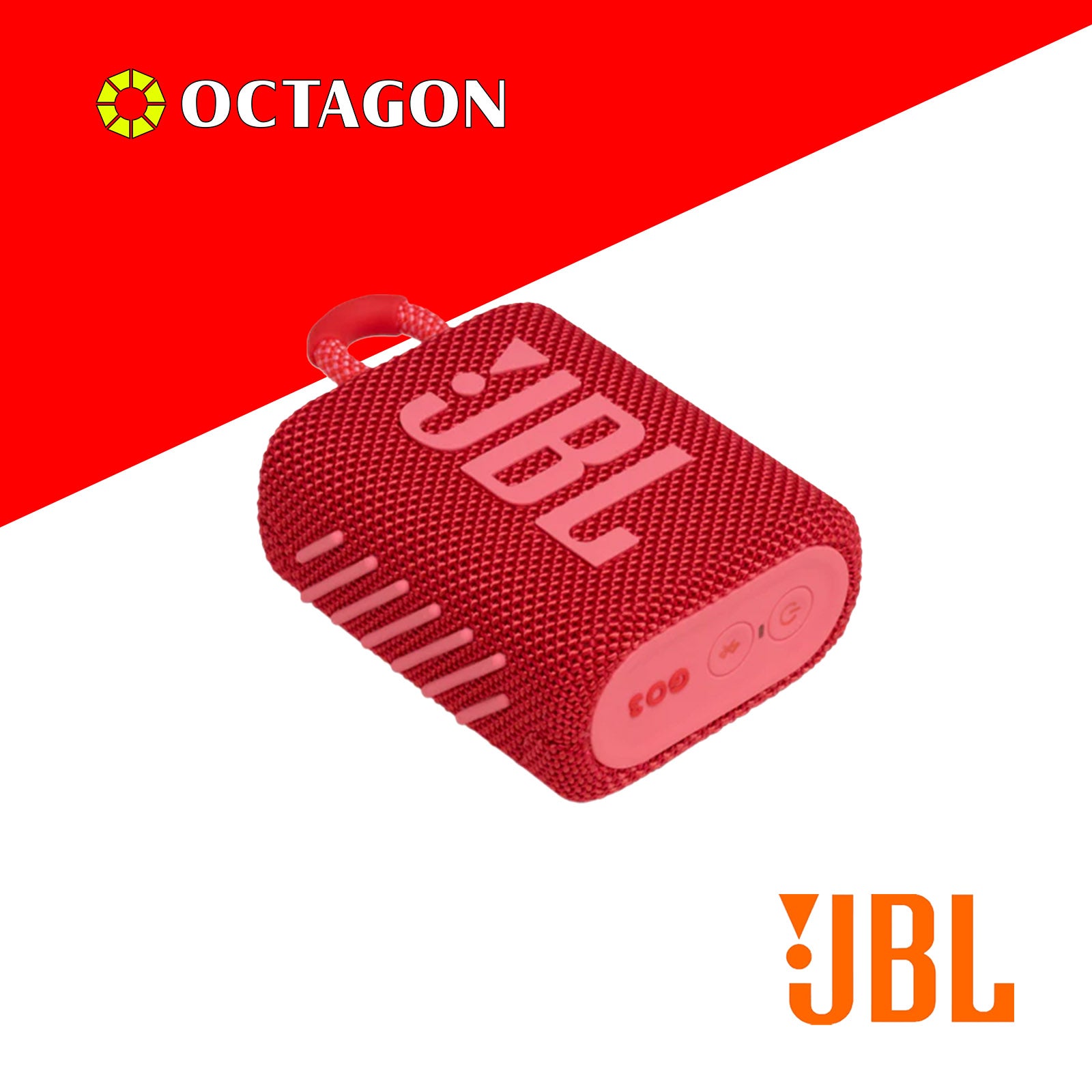 JBL GO 3 BT RED SPEAKER PORTABLE