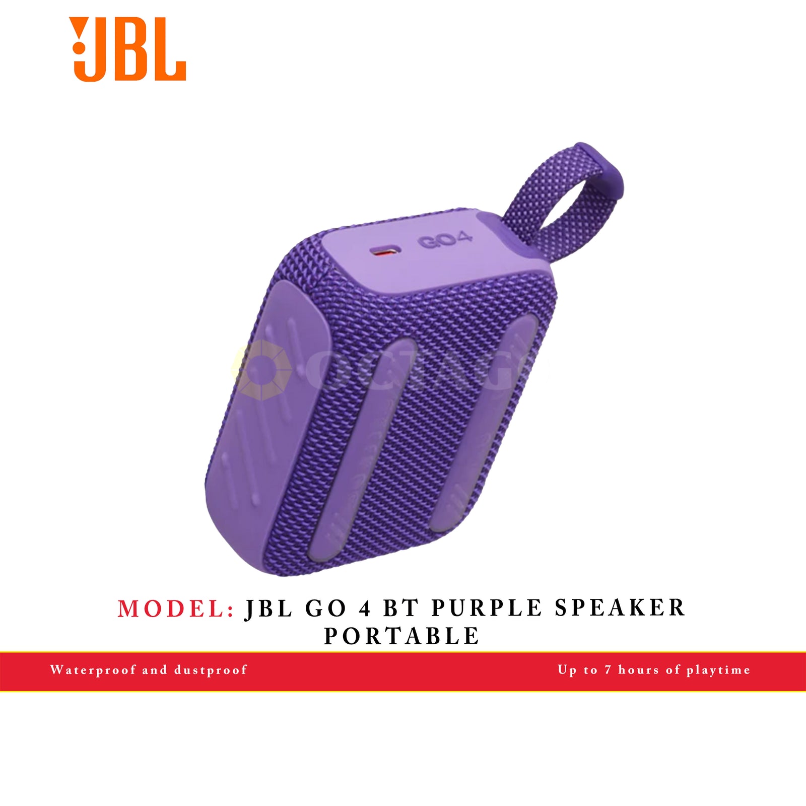 JBL GO 4 BT PURPLE SPEAKER PORTABLE