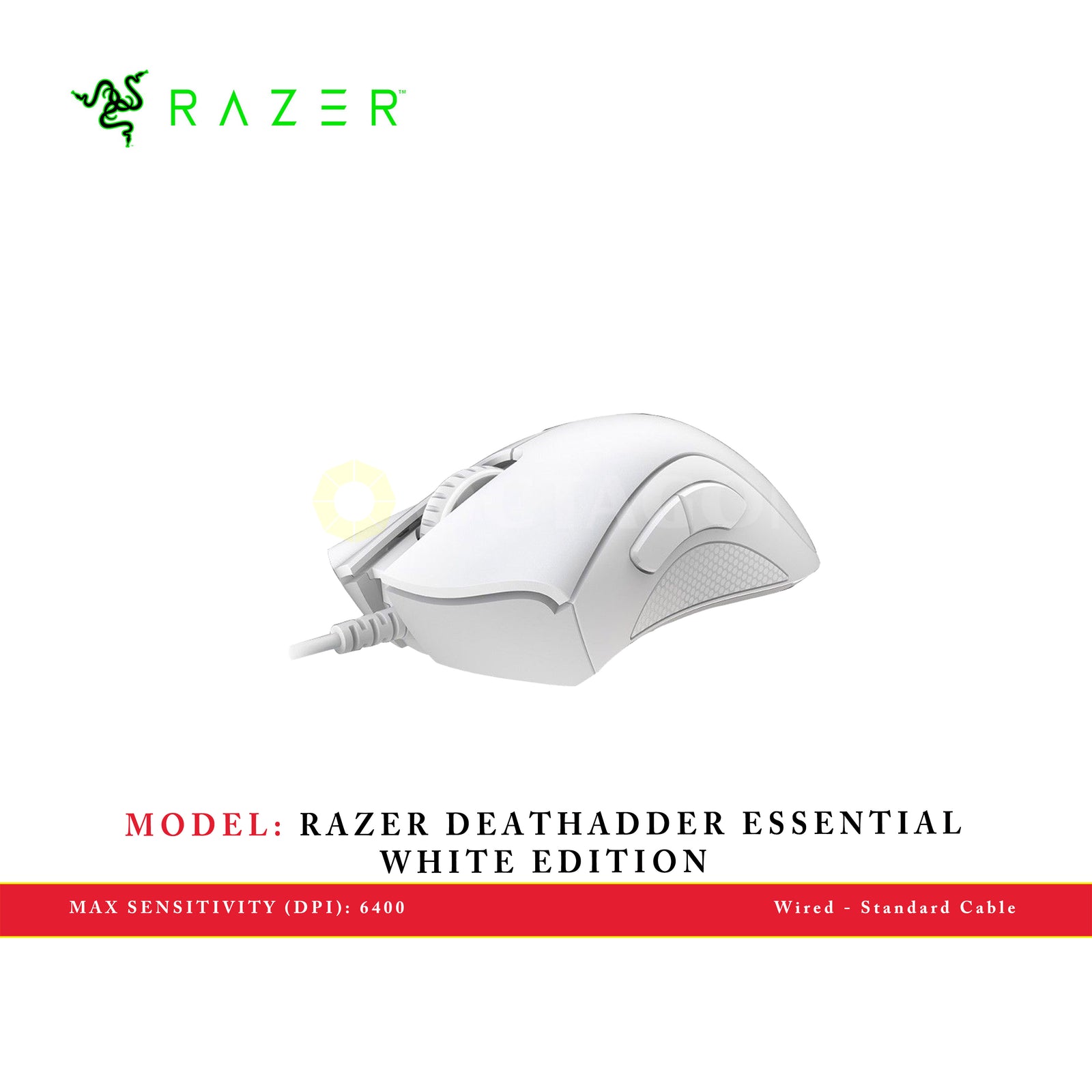 RAZER DEATHADDER ESSENTIAL WHITE EDITION