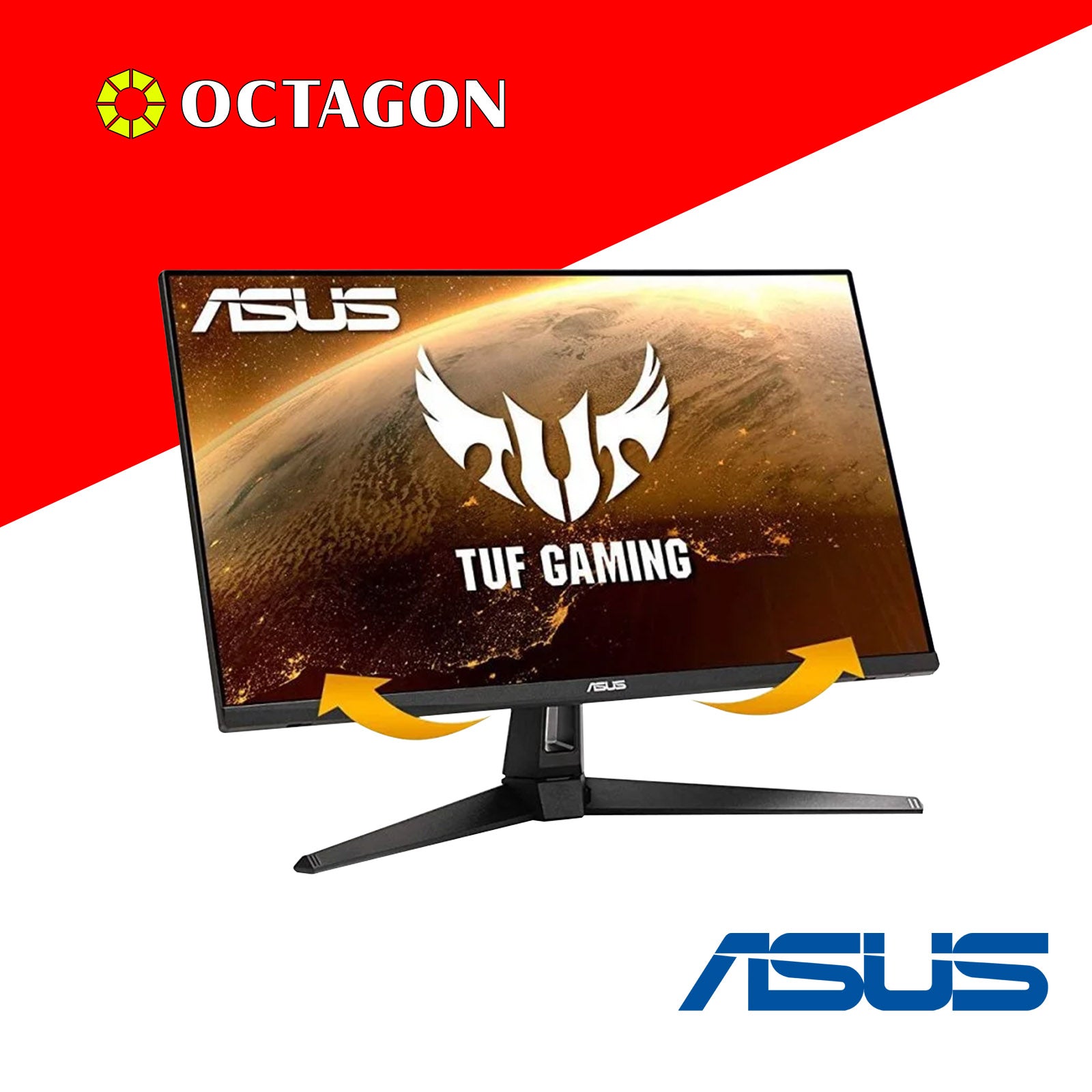 ASUS TUF GAMING VG279Q1A 27-INCH FHD 165HZ EXTREME LOW MOTION BLUR, ADAPTIVE-SYNC, FREESYNC GAMING MONITOR