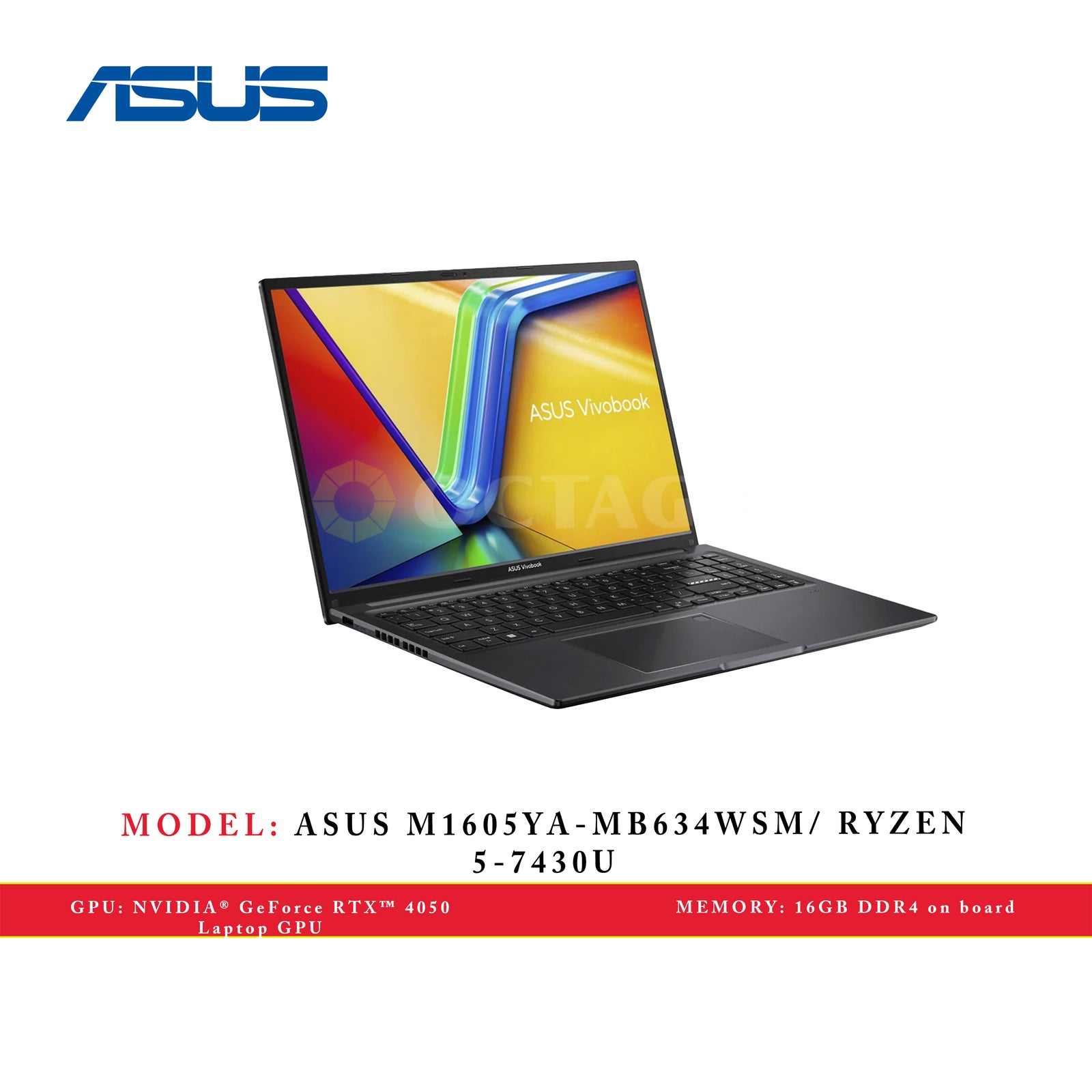 ASUS M1605YA-MB634WSM/ RYZEN 5-7430U