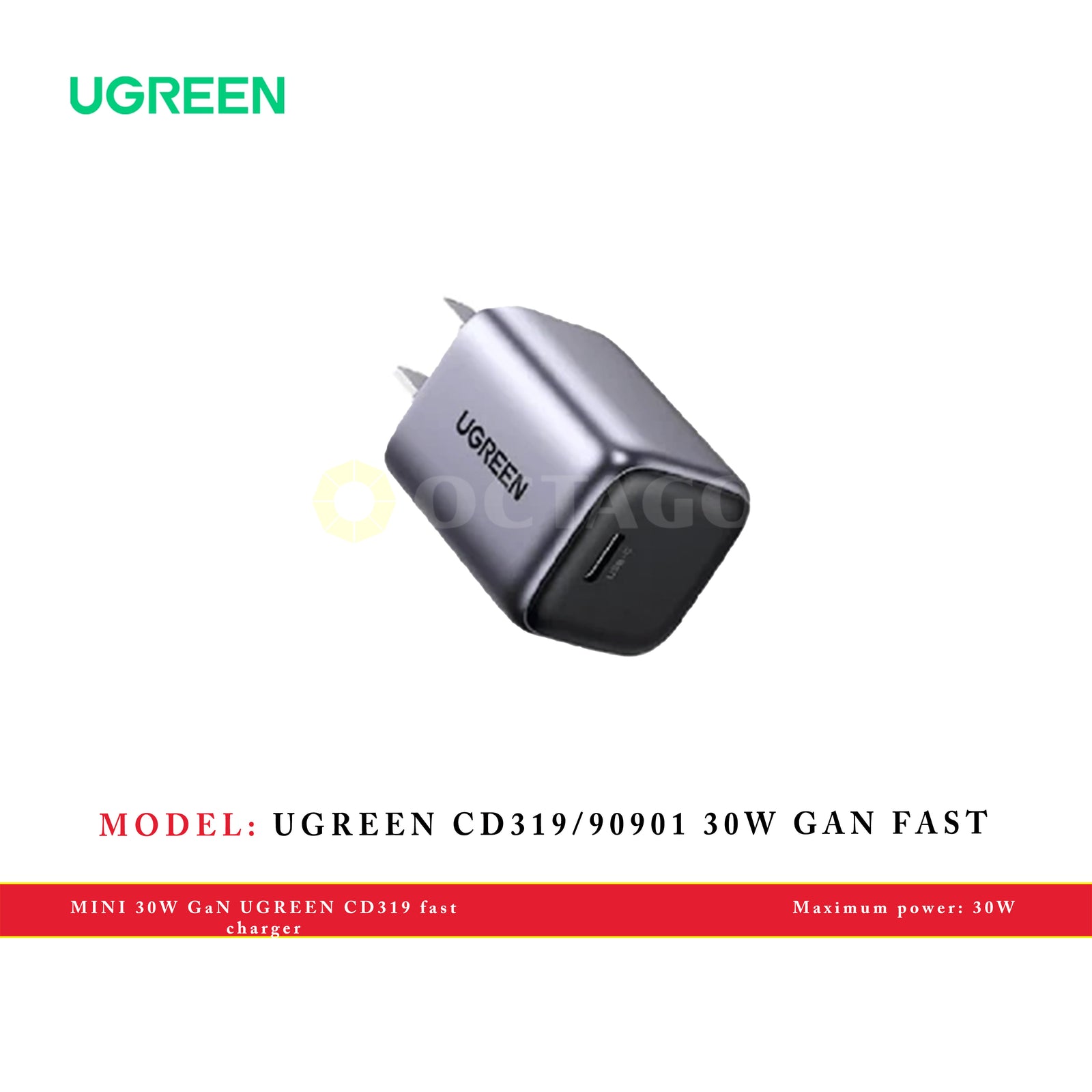 UGREEN CD319/90901 30W GAN FAST CHARGER