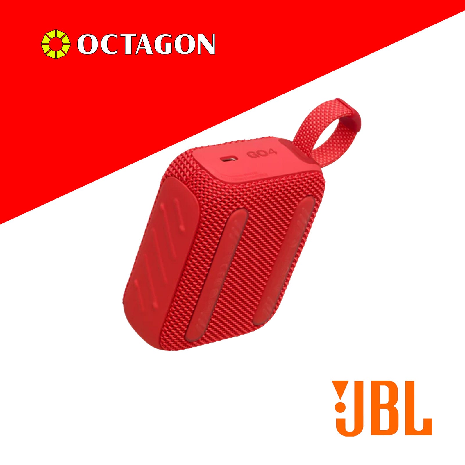 JBL G0 4 BT RED SPEAKER  PORTABLE