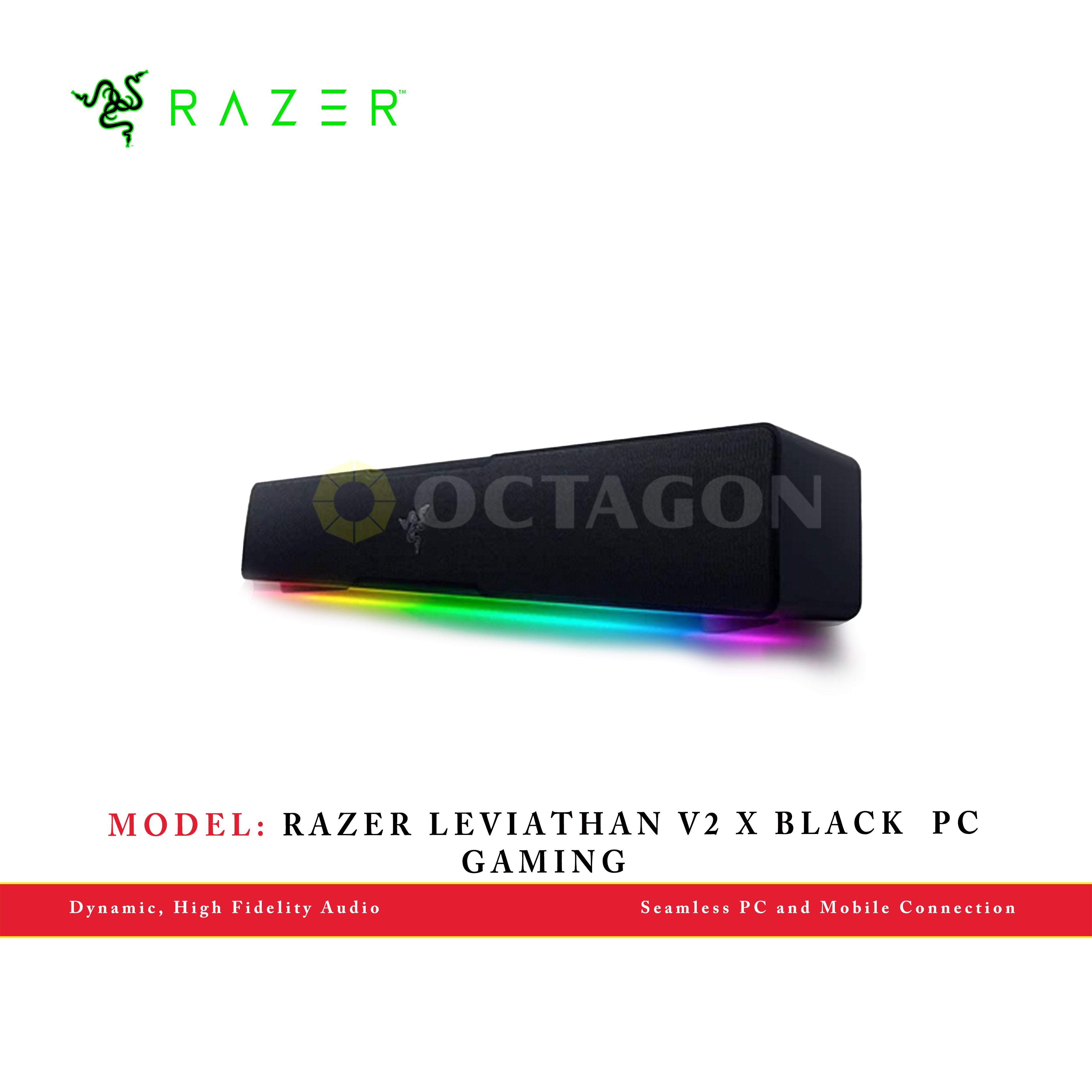 RAZER LEVIATHAN V2 X BLACK  PC GAMING SPEAKER