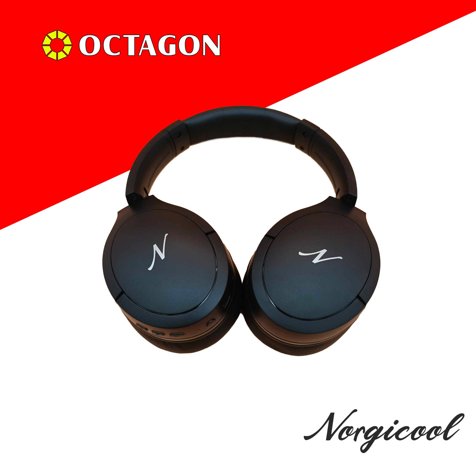 NORGICOOL H165-BK ANC HEADSET BLUETOOTH V5.2 FOLDABLE