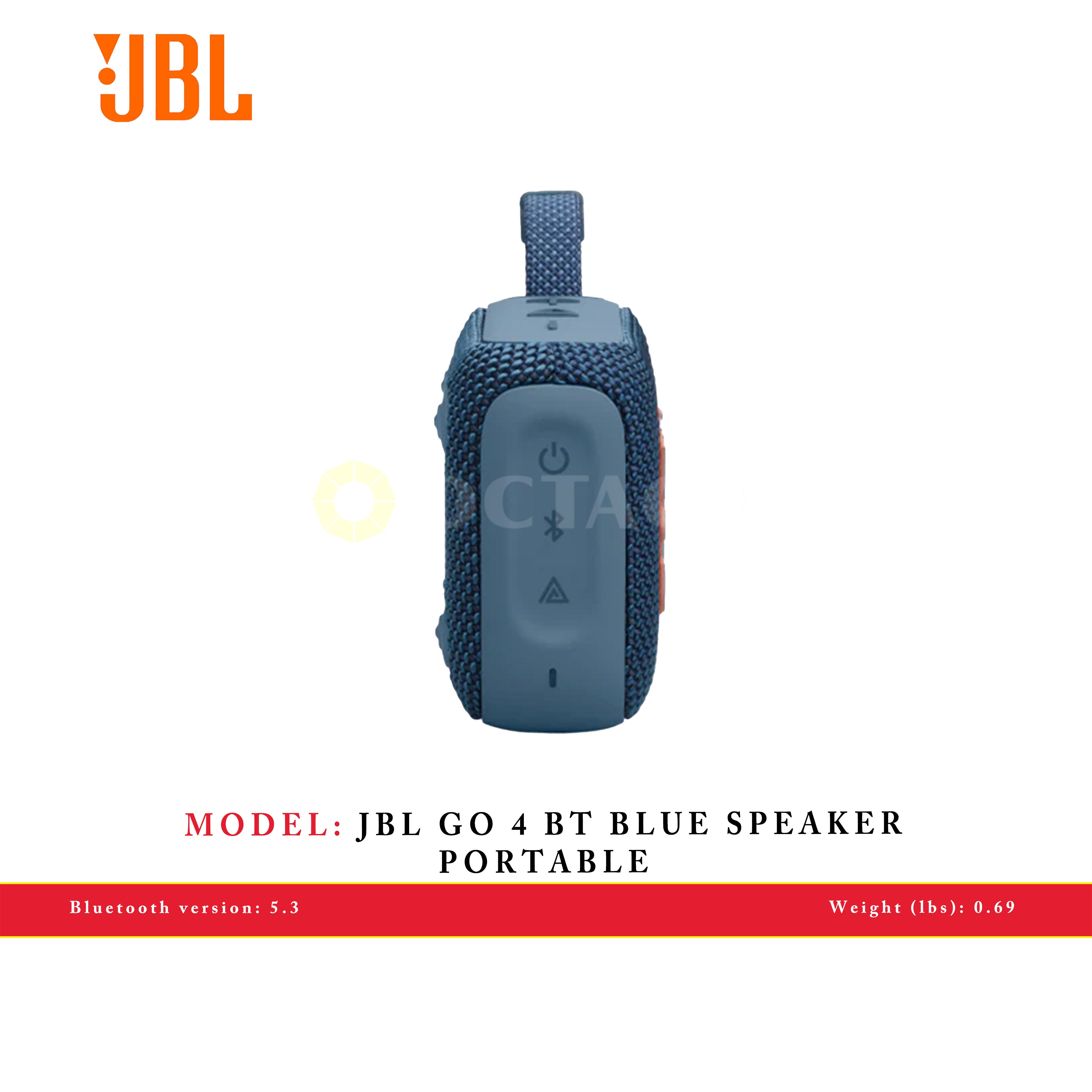 JBL GO 4 BT BLUE SPEAKER PORTABLE