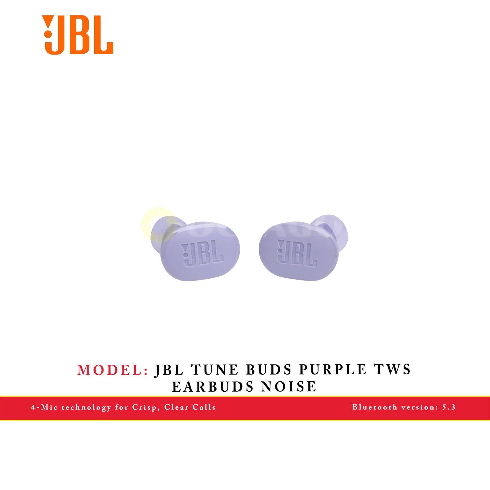 JBL TUNE BUDS PURPLE TWS EARBUDS NOISE