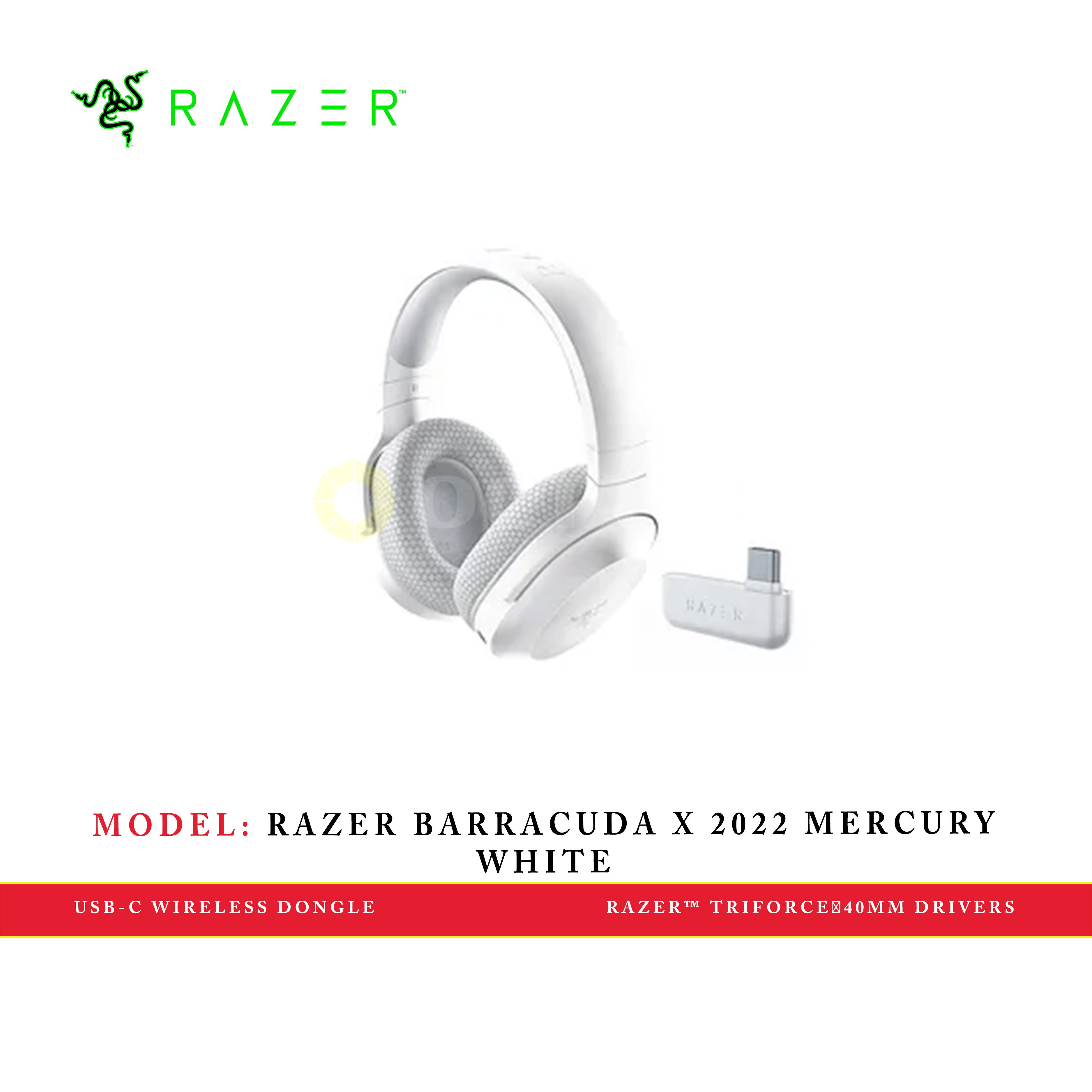 RAZER BARRACUDA X 2022 MERCURY WHITE