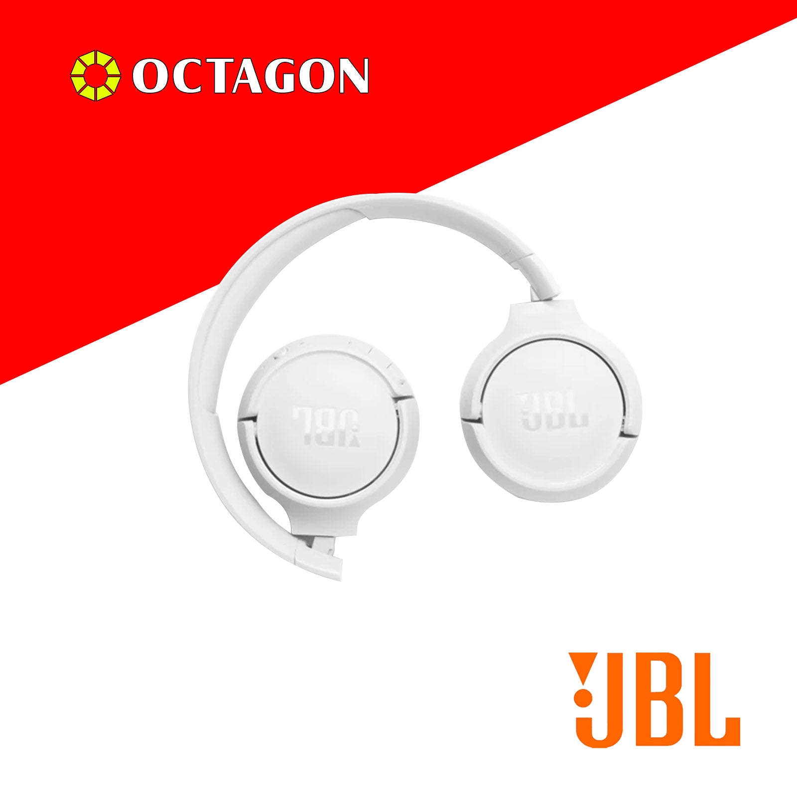 JBL T520BT WHITE WIRELESS ON-EAR