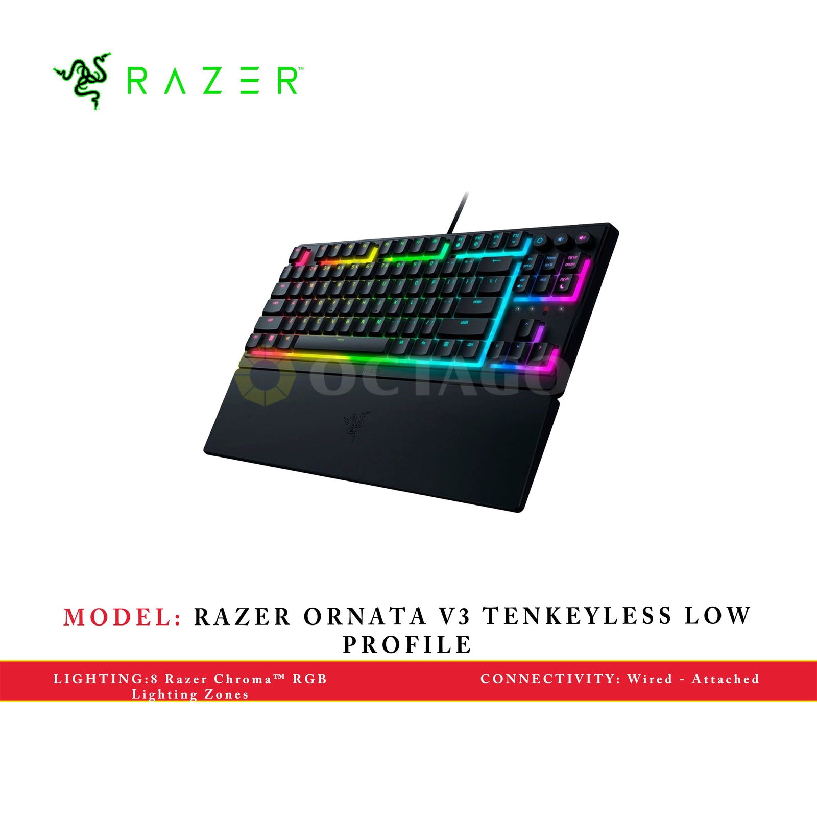 RAZER ORNATA V3 TENKEYLESS LOW PROFILE KEYBOARD