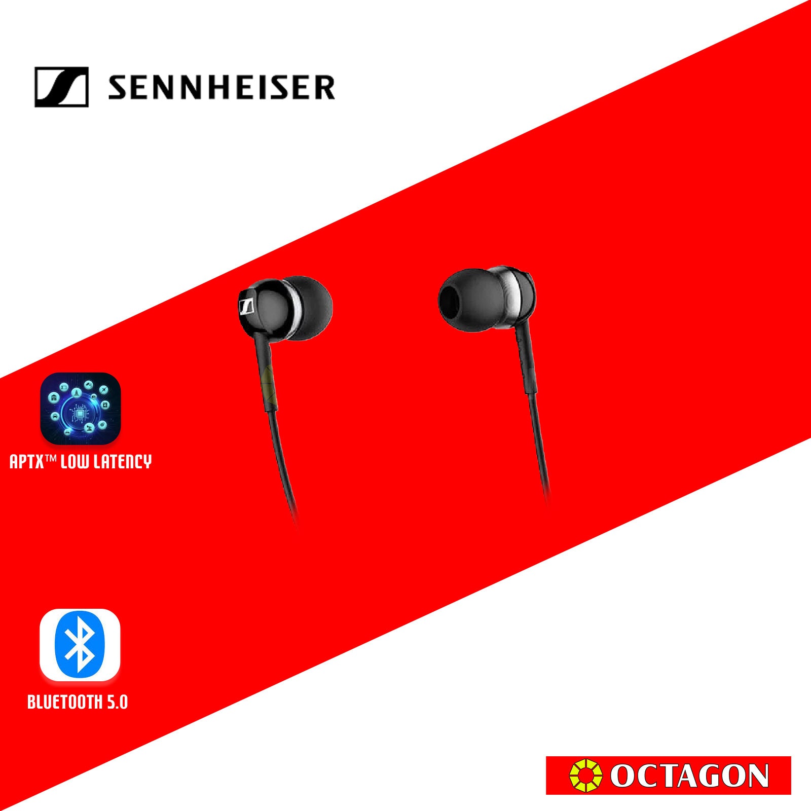 SENNHEISER CX350BT BLACK IN-EAR HEADSET