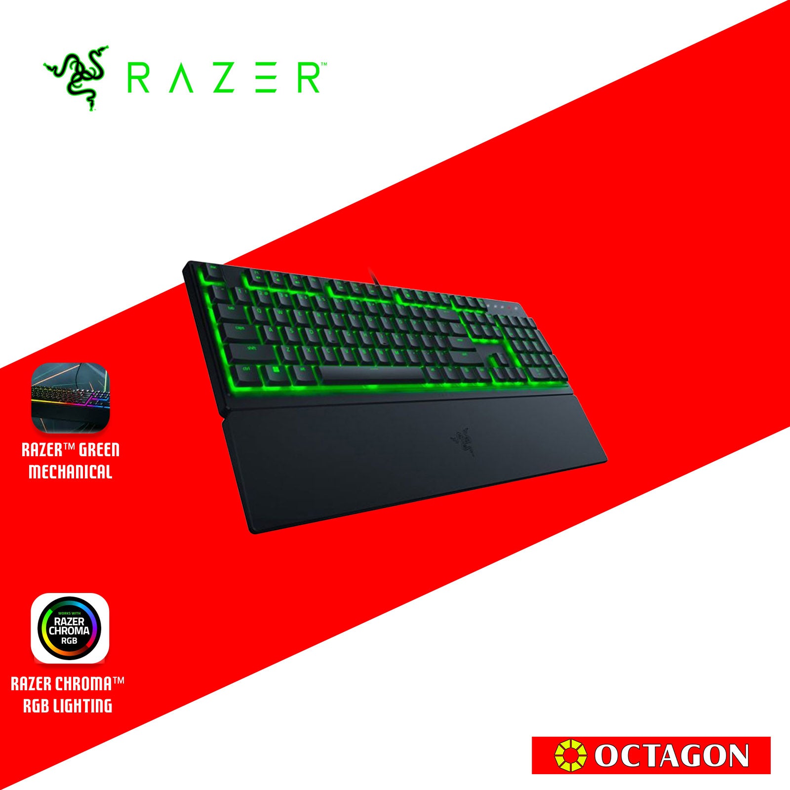 RAZER ORNATA V3X LOW PROFILE GAMING KEYBOARD