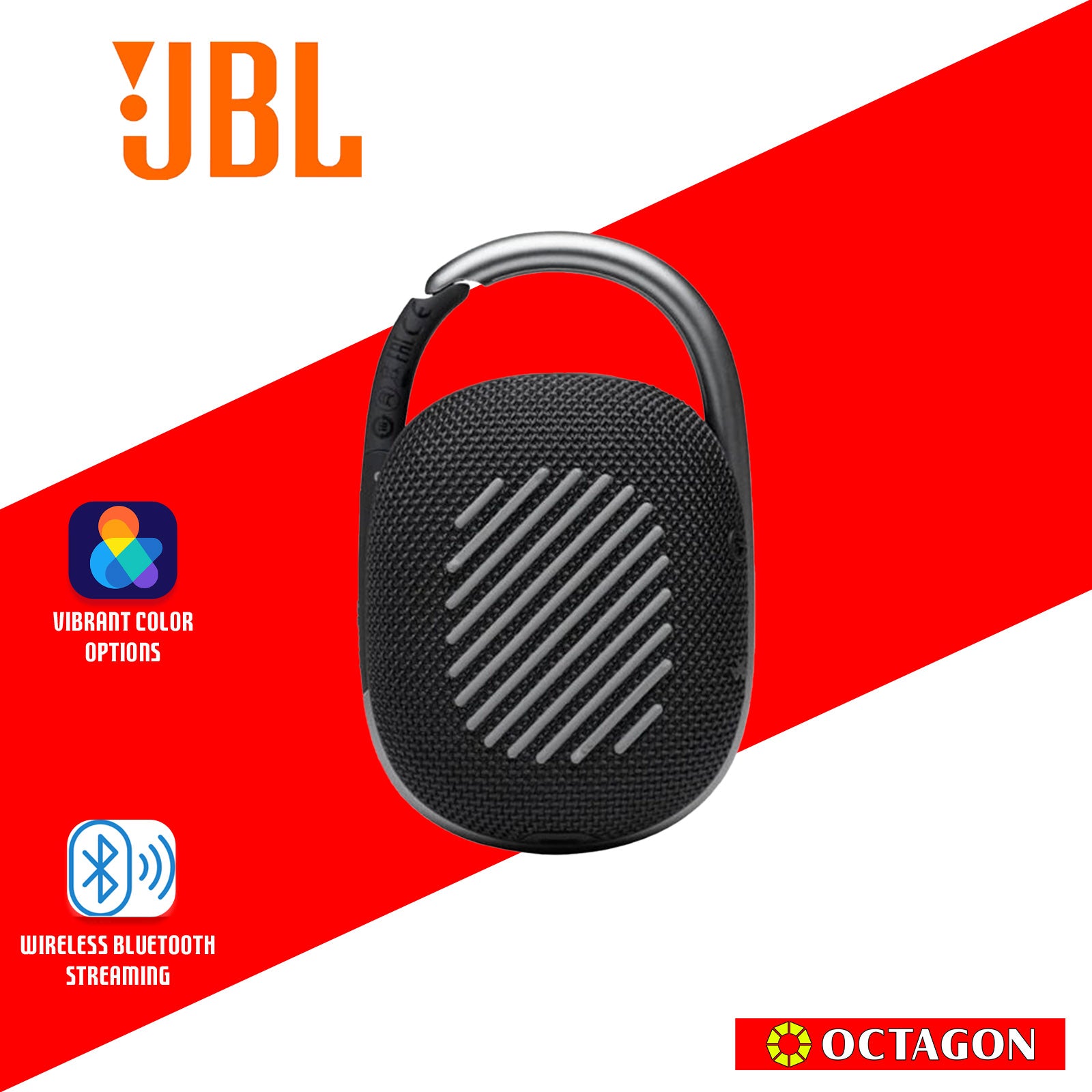 JBL CLIP 4 BLACK BT SPEAKER ULTRA