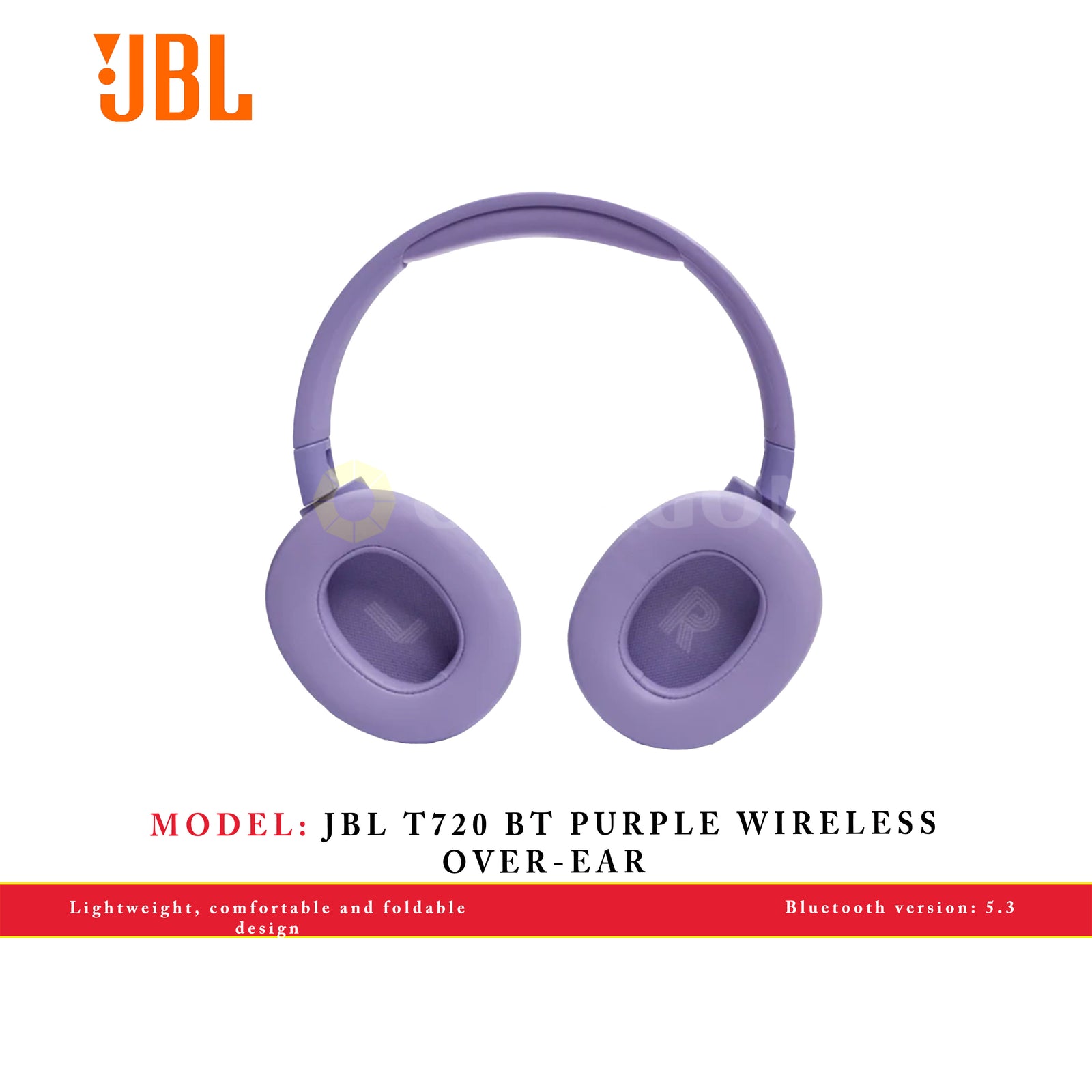 JBL T720 BT PURPLE WIRELESS OVER-EAR