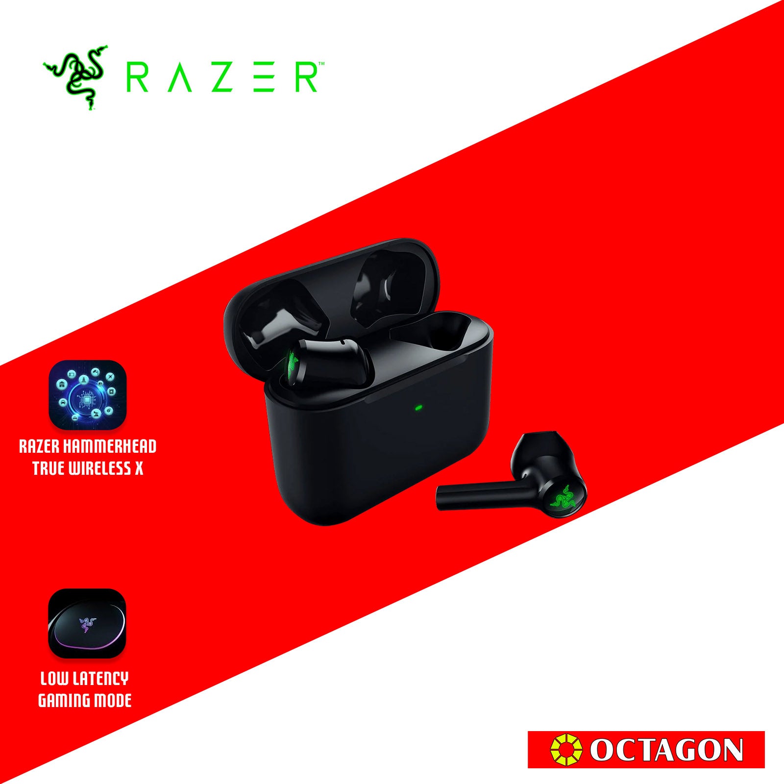 RAZER (NEW) HAMMERHEAD TRUE WIRELESS