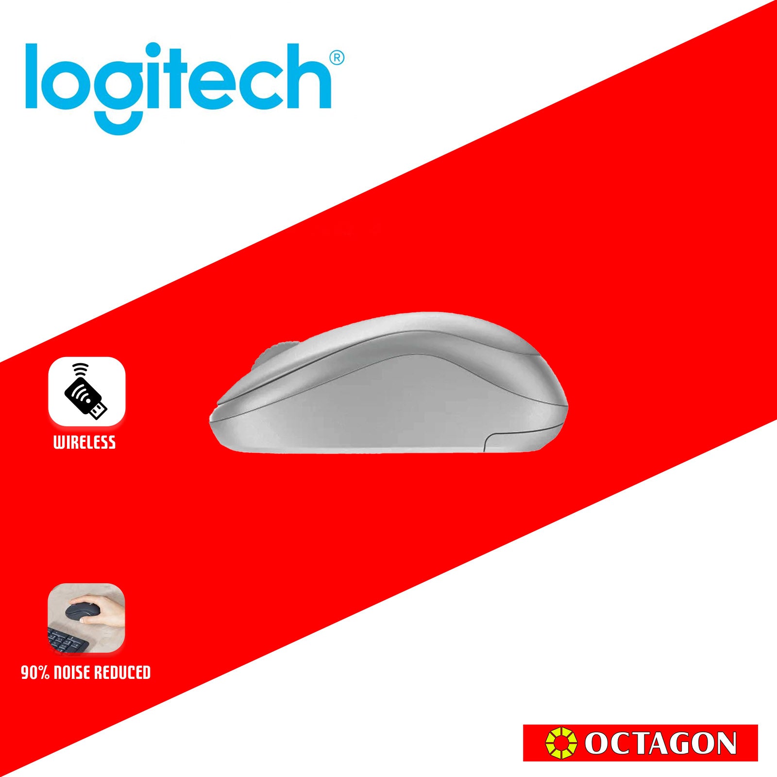 Logitech M240 Silent Bluetooth - Off-White