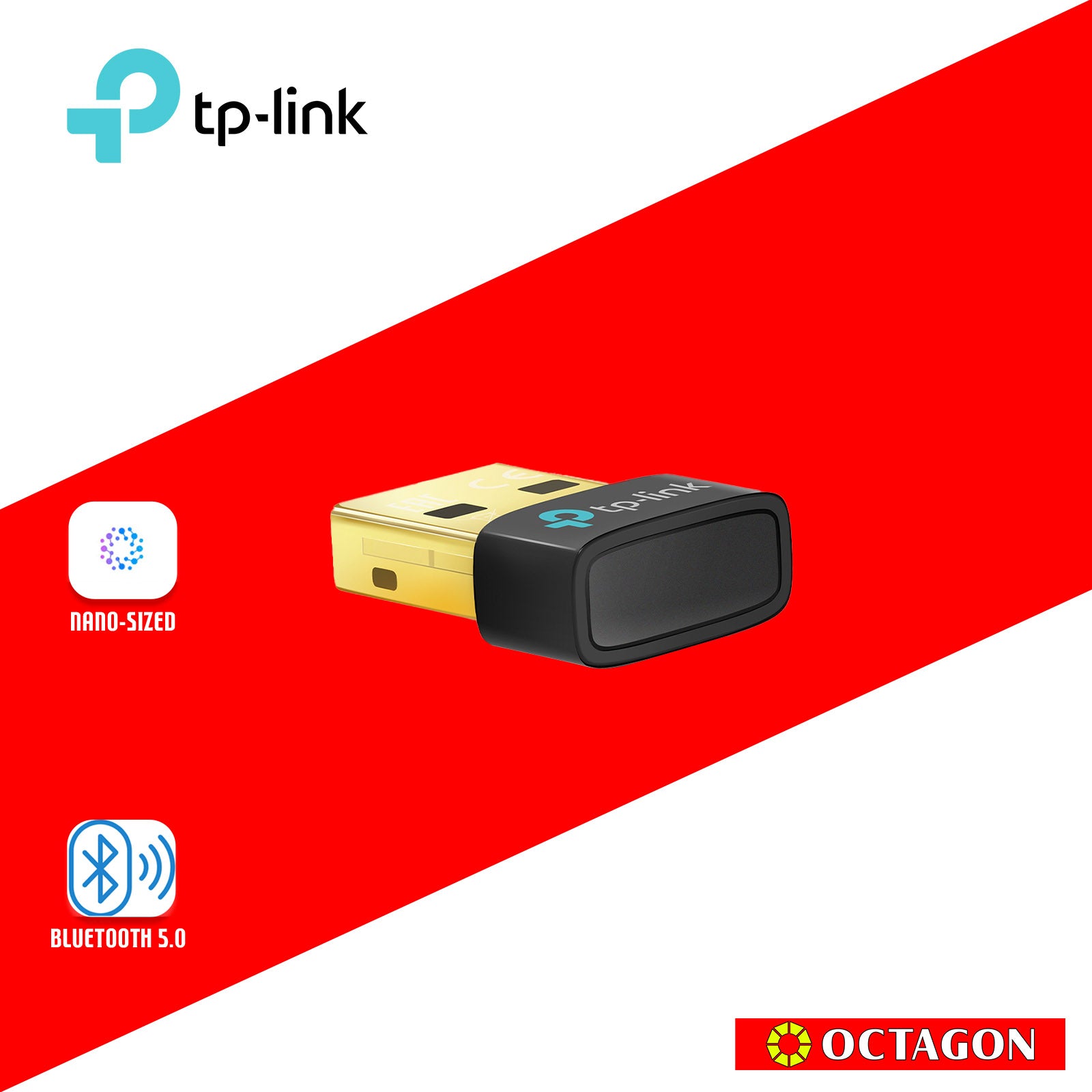 TPLINK UB500 NANO USB BLUETOOTH 5.0 ADAPTER/ BLUETOOTH RECEIVER