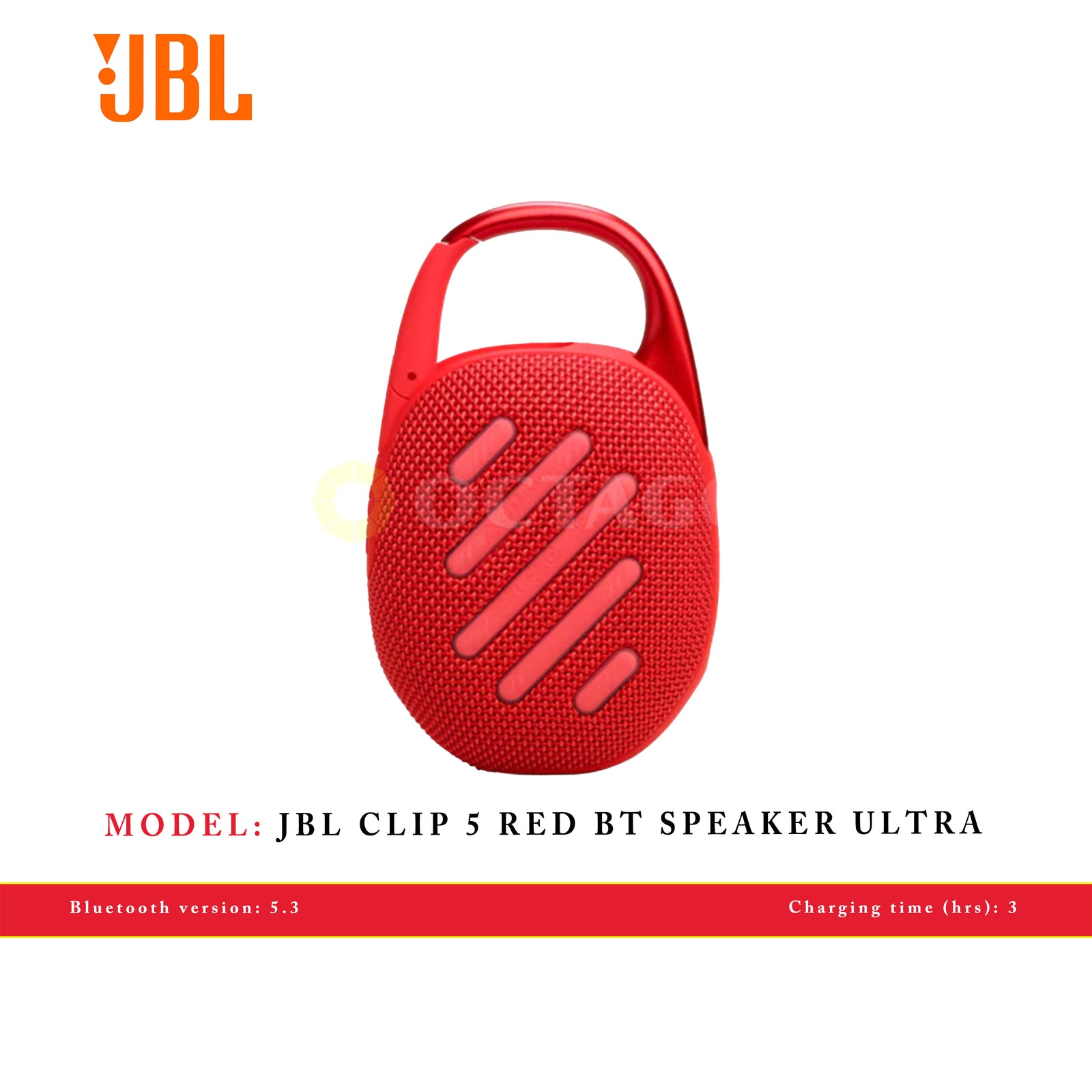 JBL CLIP 5 RED BT SPEAKER ULTRA