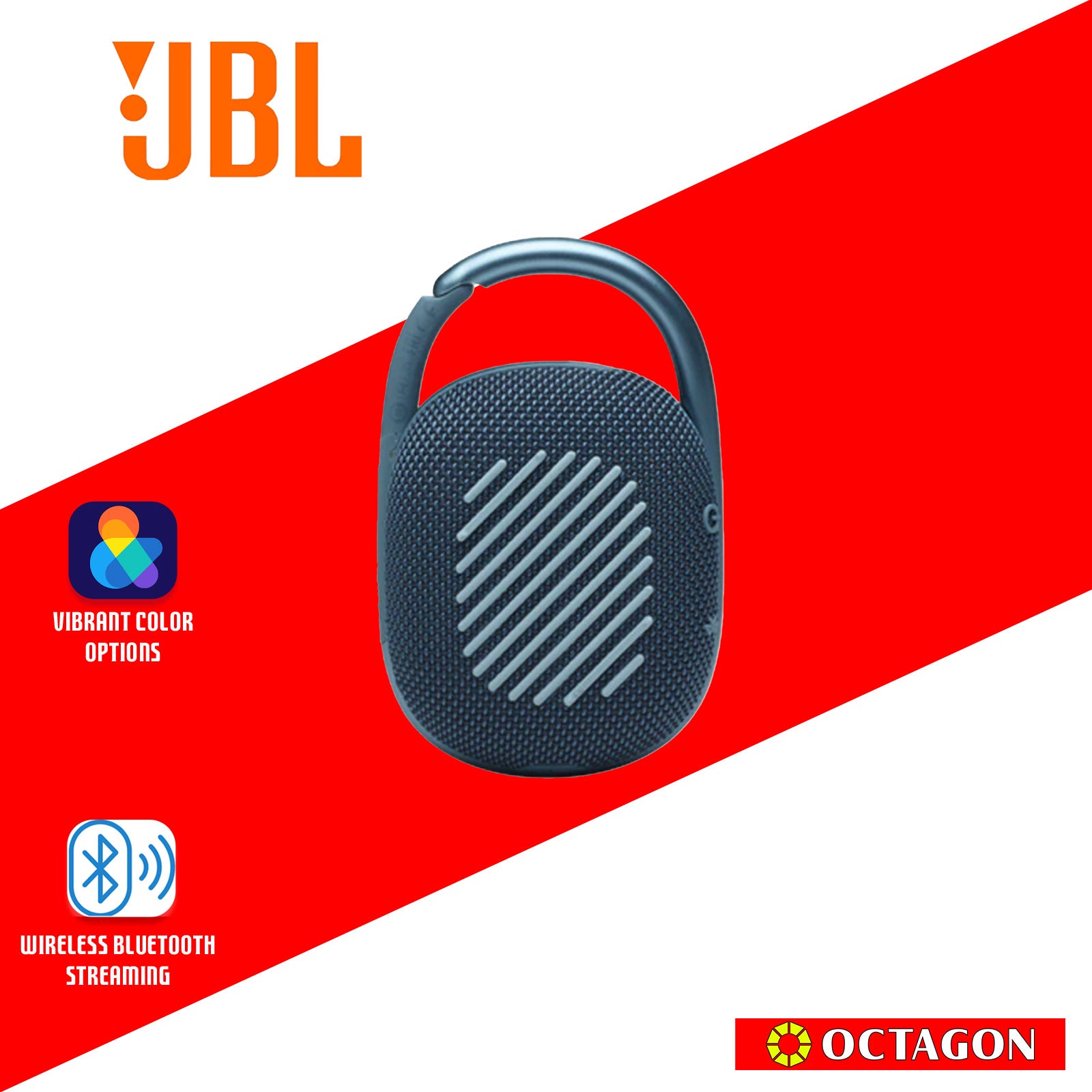 JBL CLIP 4 BLUE BT SPEAKER ULTRA