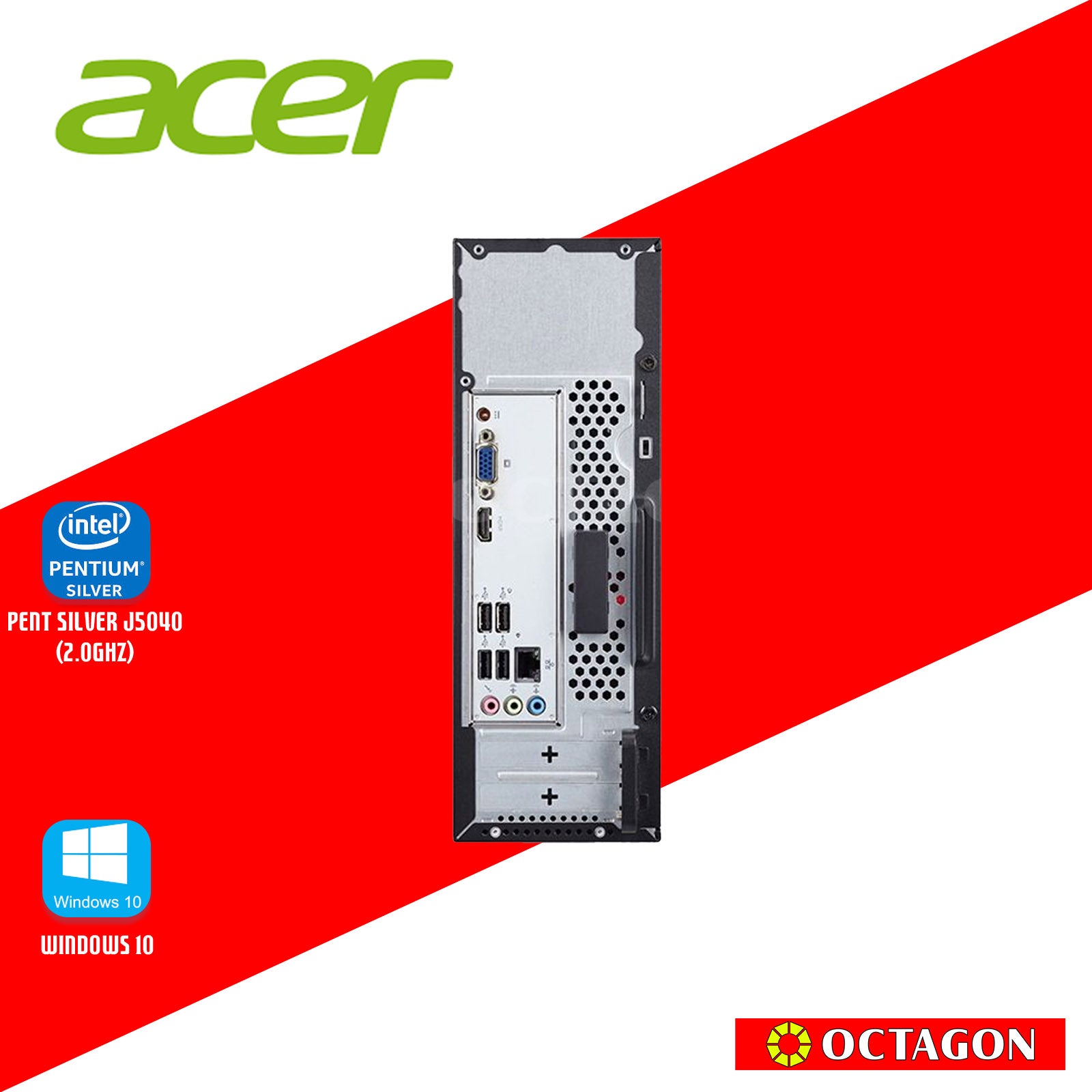 ACER ASPIRE XC830-P128GBHS/ PENT SILVER