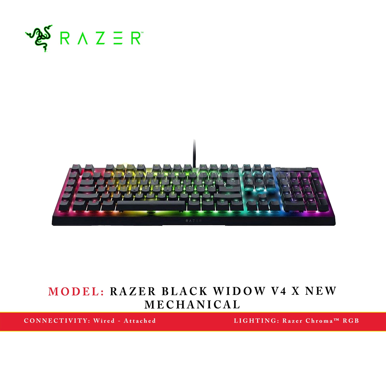 RAZER BLACK WIDOW V4 X NEW MECHANICAL