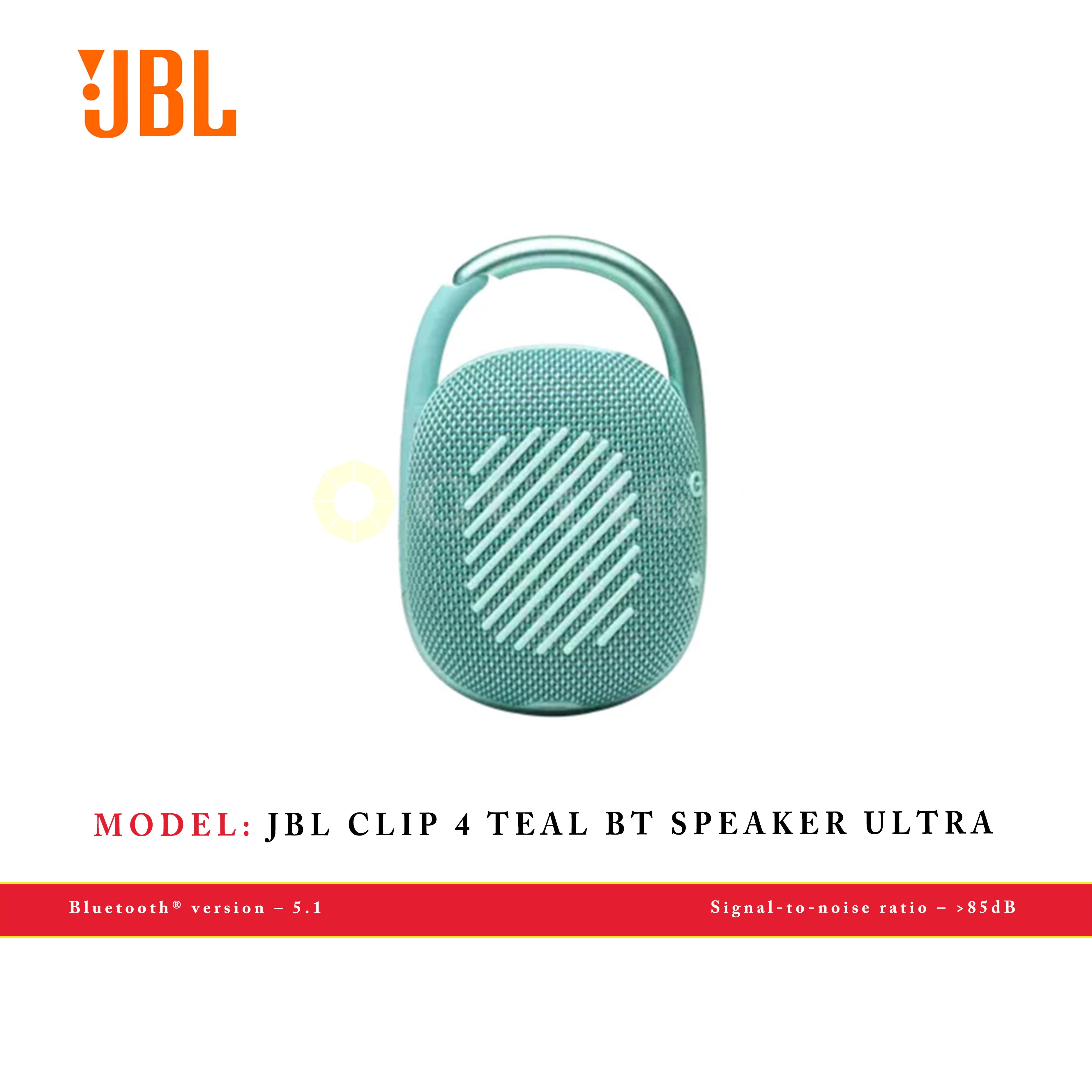 JBL CLIP 4 TEAL BT SPEAKER ULTRA