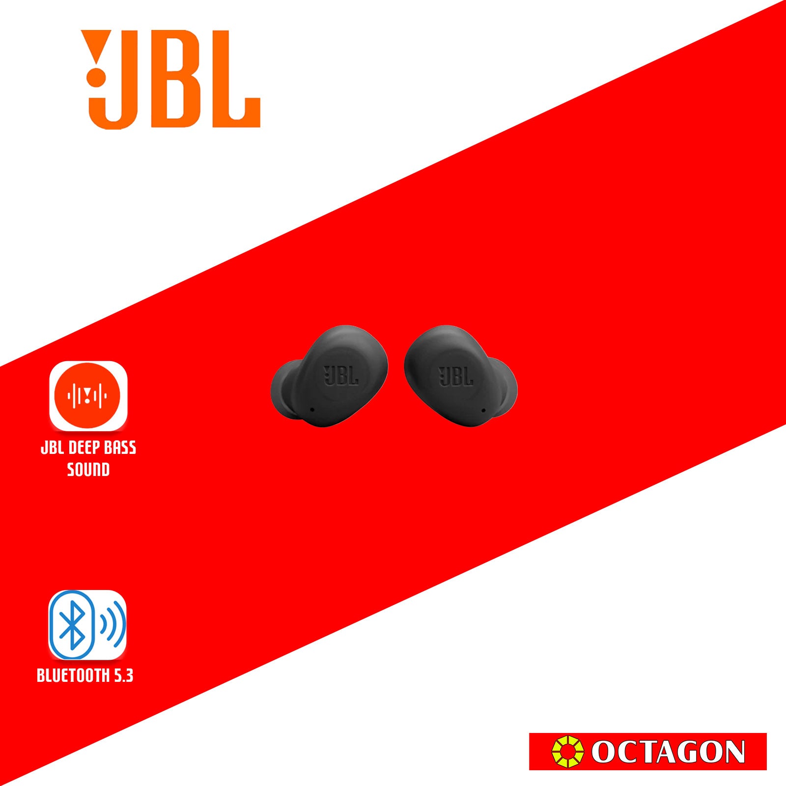 JBL WAVE BUDS BK EARBUDS TRUE WIRELESS