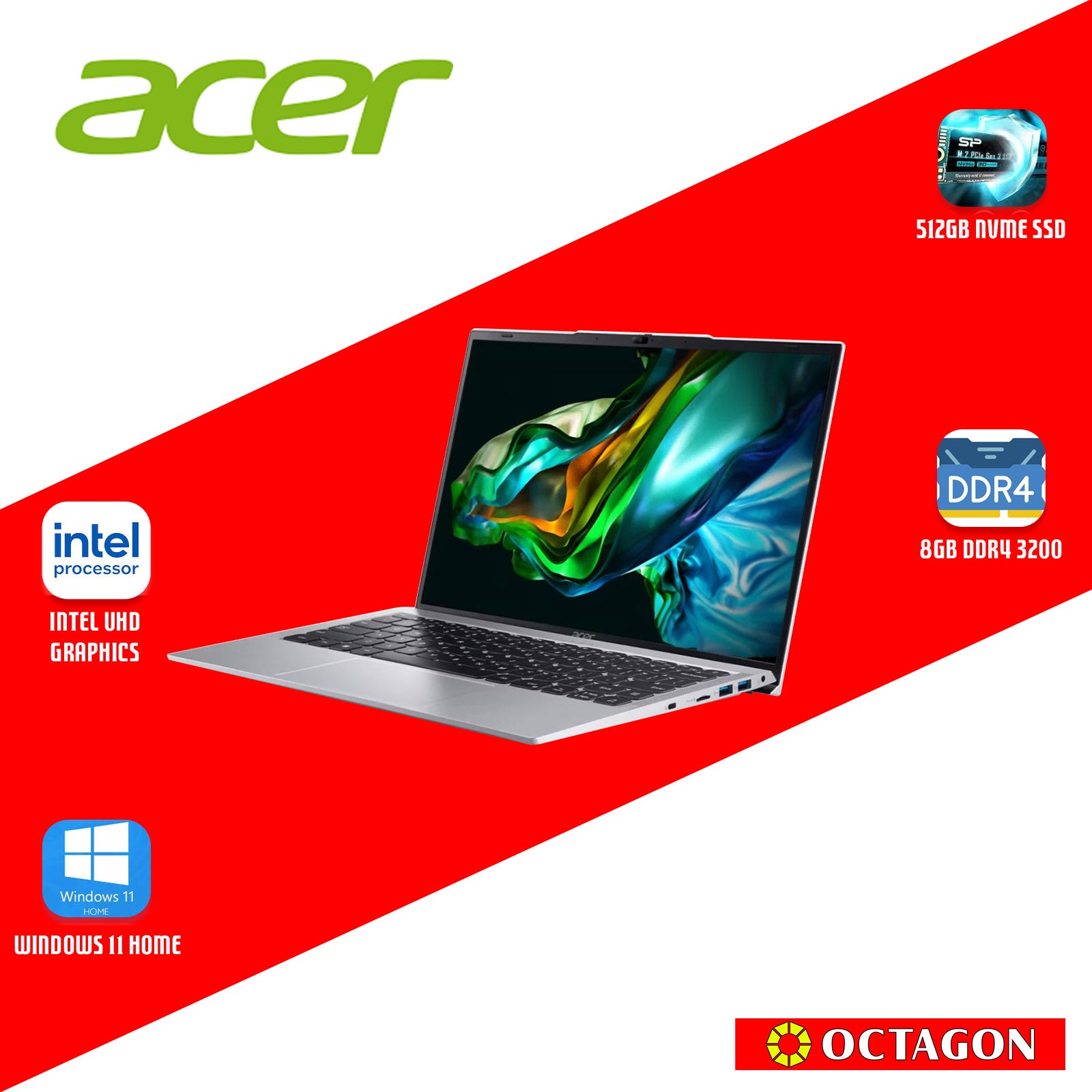 ACER ASPIRE LITE AL14-51M-57H1/ CORE I5-1235U