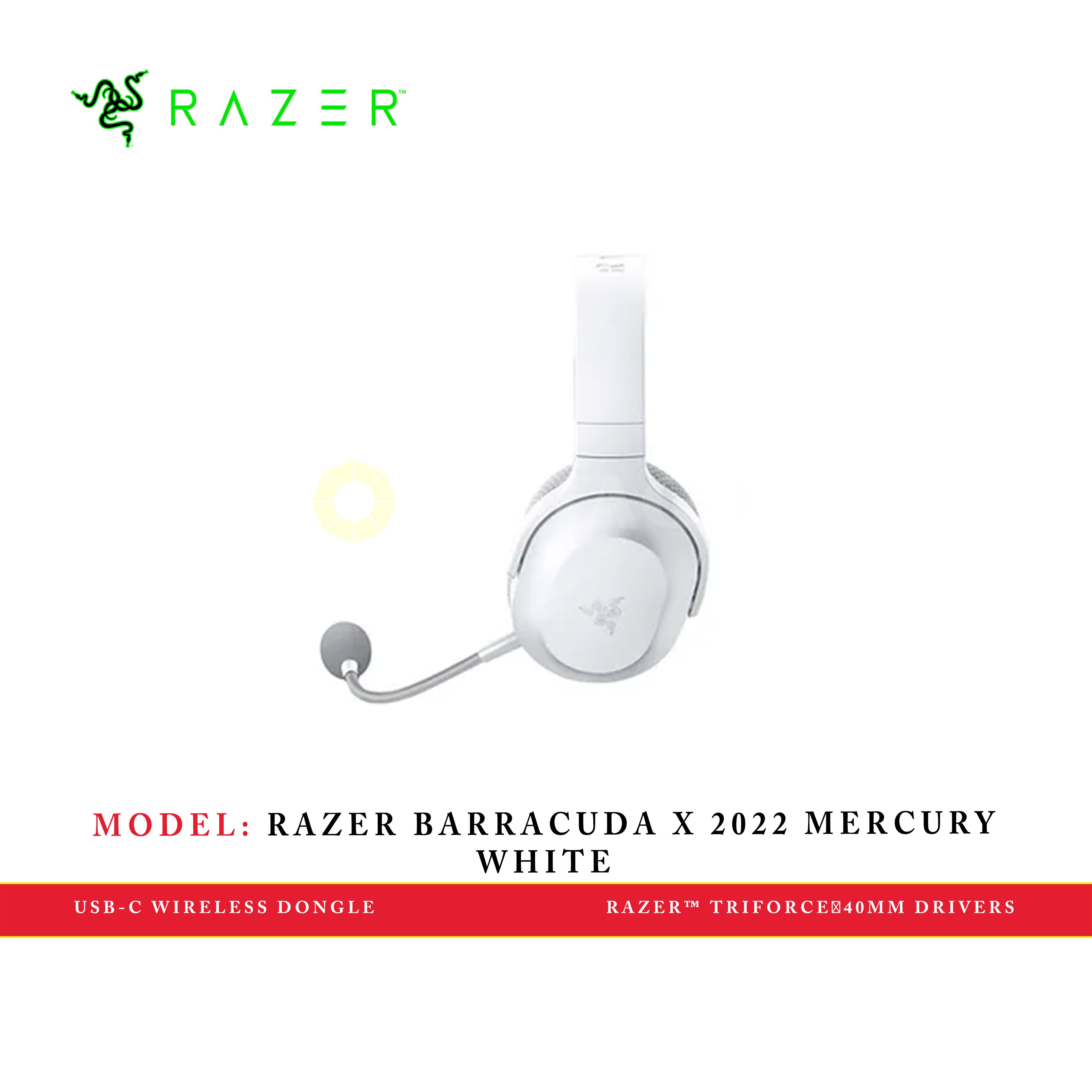 RAZER BARRACUDA X 2022 MERCURY WHITE