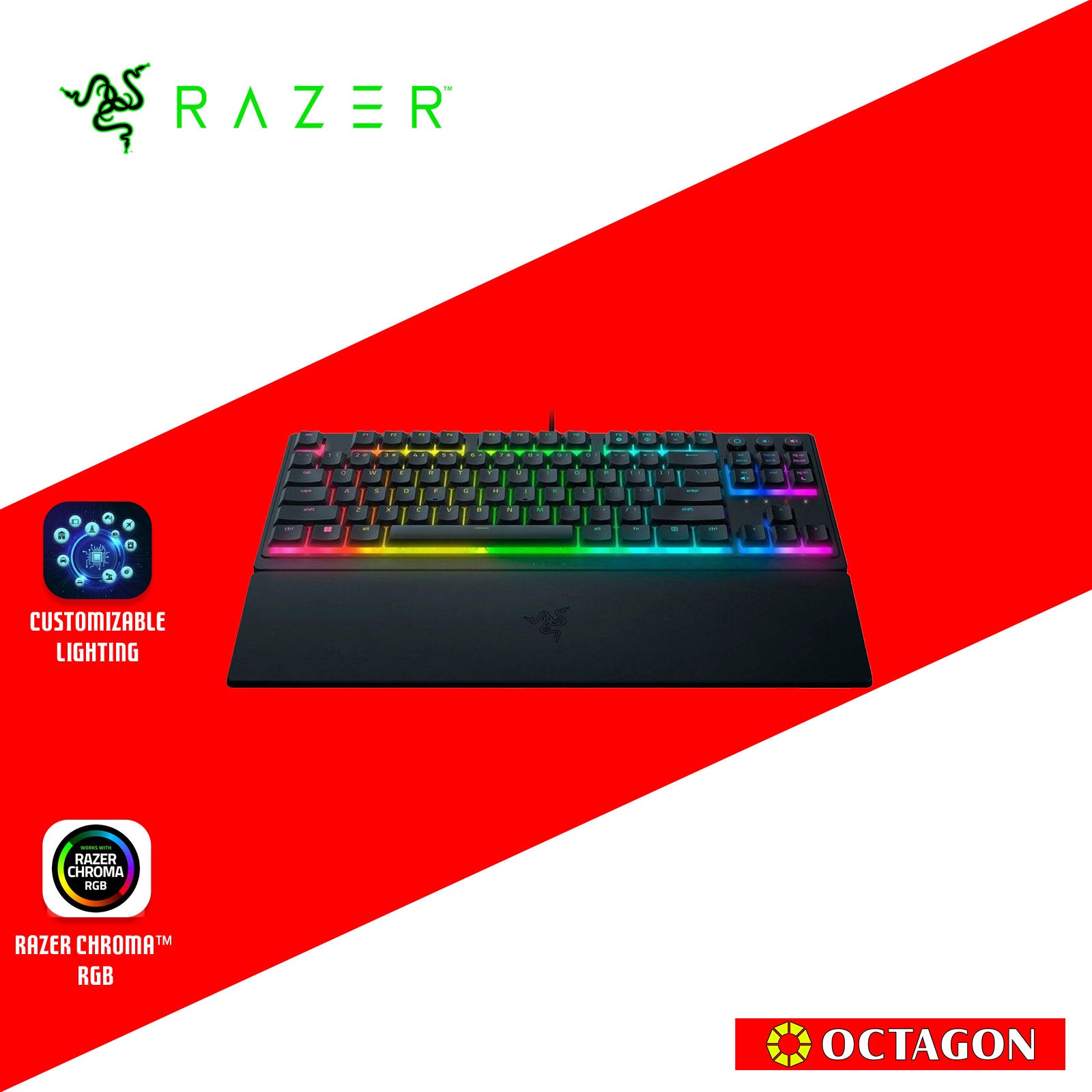 RAZER ORNATA V3 TENKEYLESS LOW PROFILE KEYBOARD