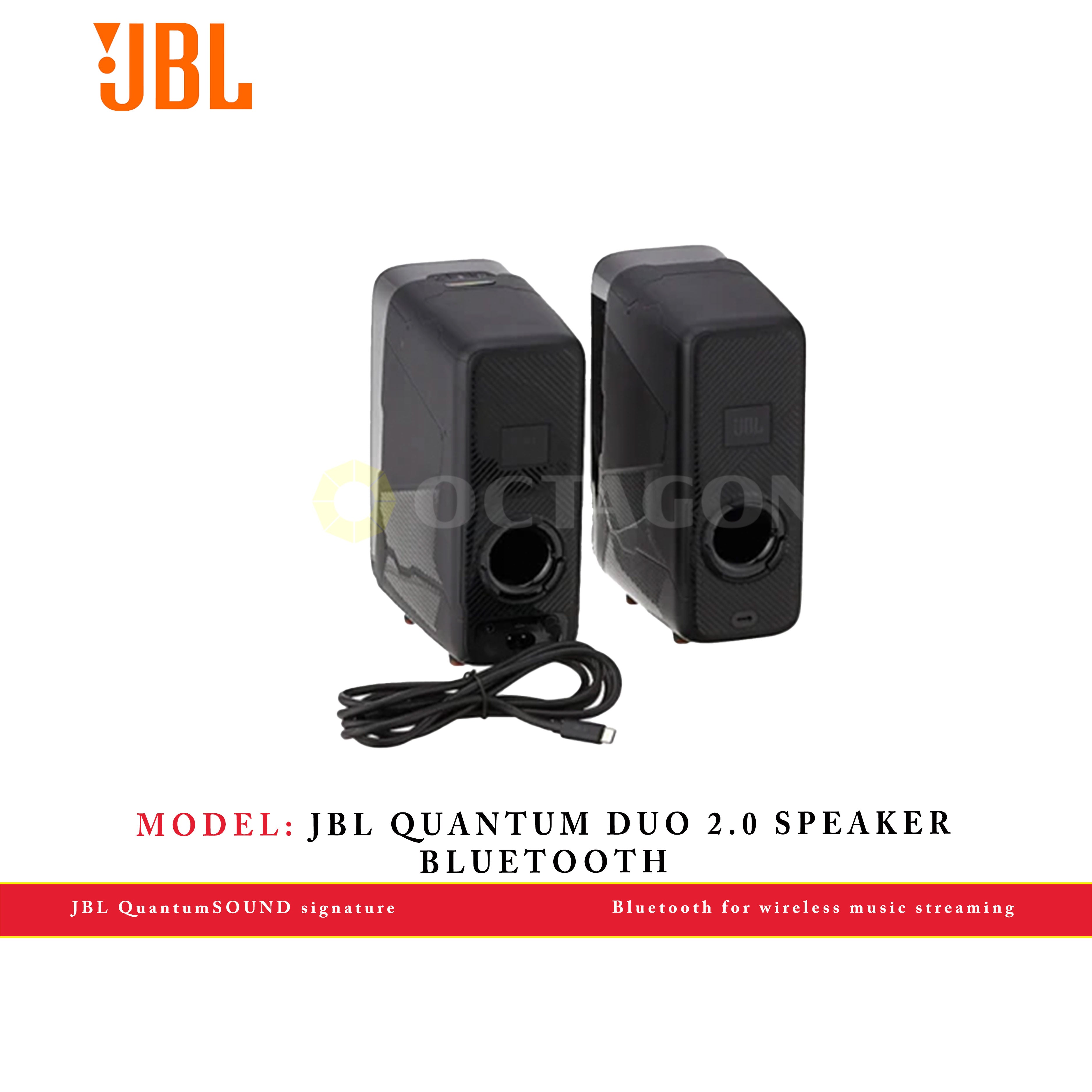 JBL QUANTUM DUO 2.0 SPEAKER BLUETOOTH