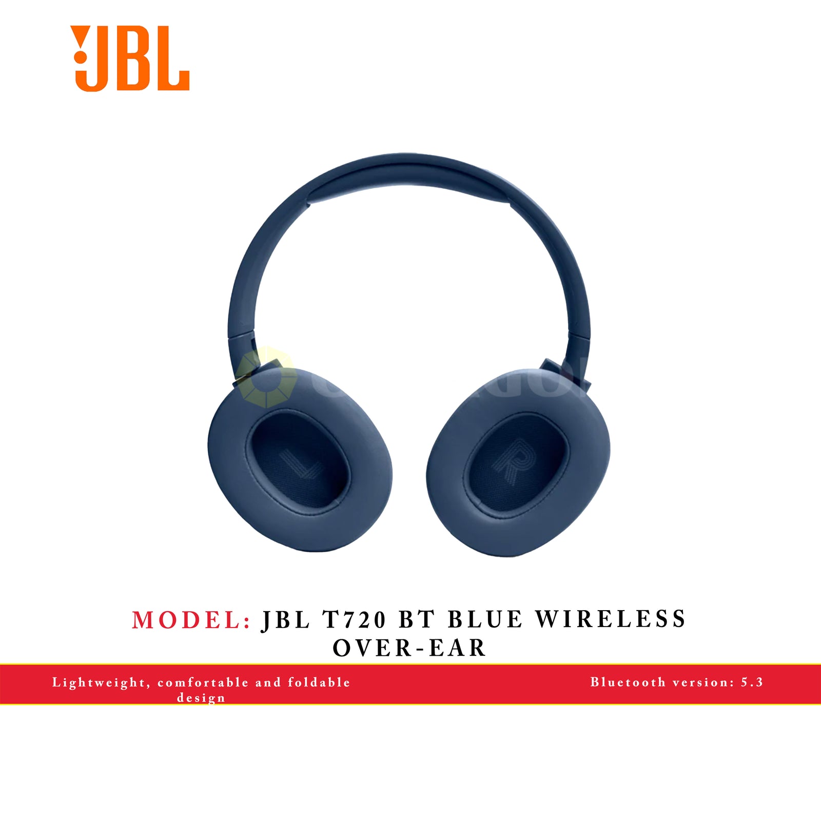 JBL T720 BT BLUE WIRELESS OVER-EAR