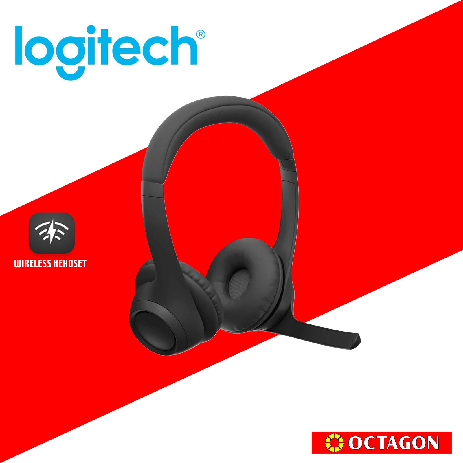 LOGITECH ZONE 300 BLACK BT WIRELESS HEADSET WITH NOISE CANCELLING MIC