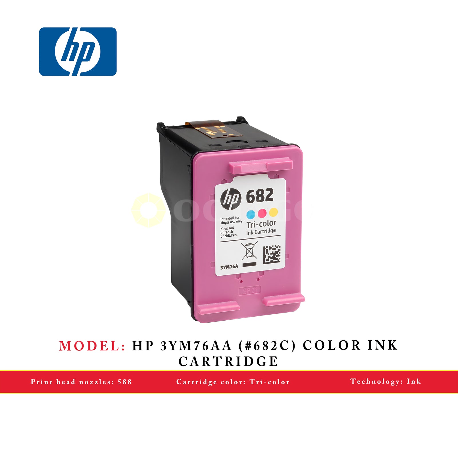 HP 3YM76AA (#682C) COLOR INK CARTRIDGE